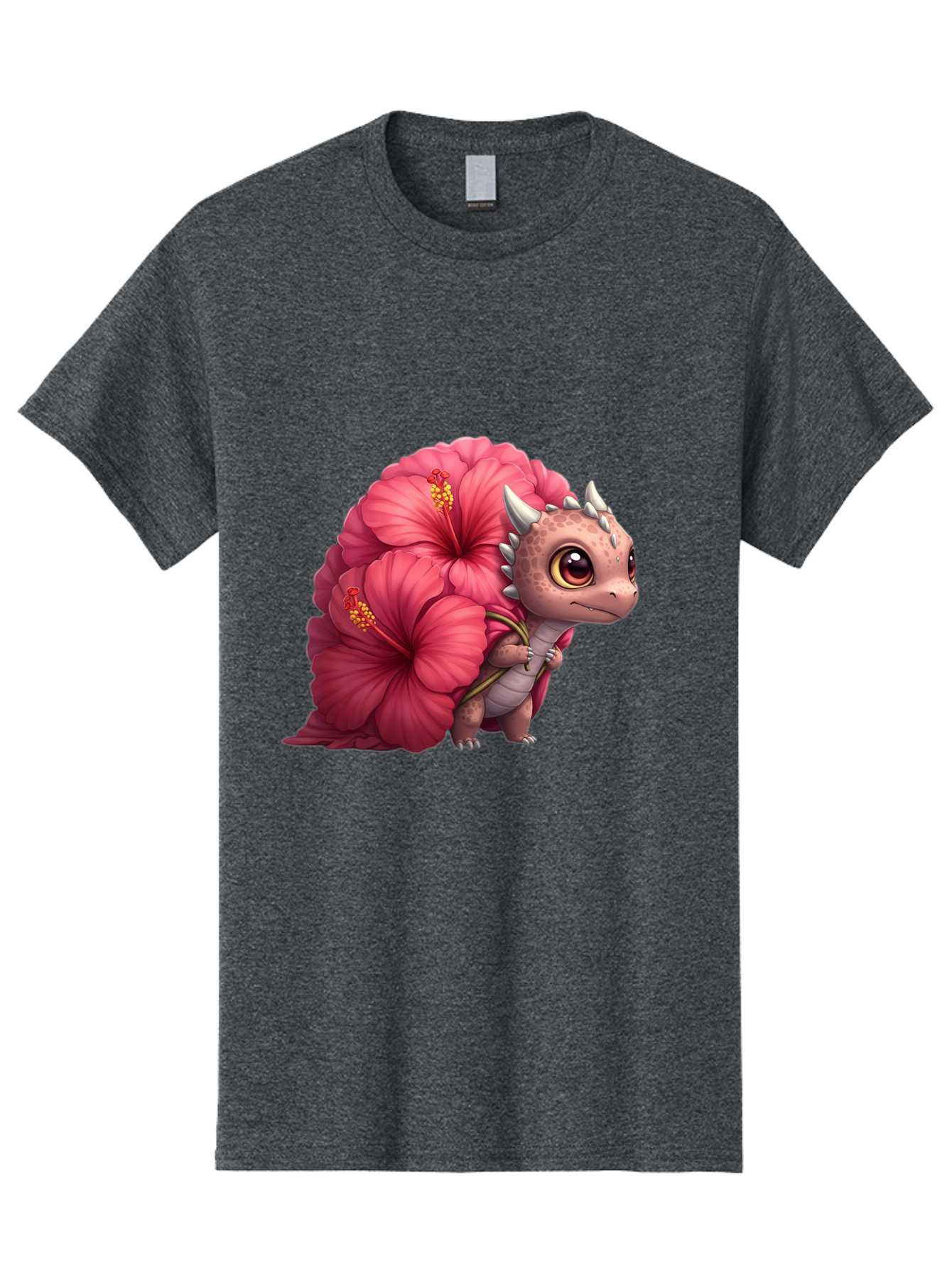 Pink-Hibiscus-Dinosaur Men'S Graphic Tee, 100% Cotton, Comfortable Casual Summer Wear, Machine Washable, Vintage Camera, Old Camera, Antique Camera, Black Camera, Classic Photography, Photography Equipment, Nostalgic Device, Film Camera, Baj686