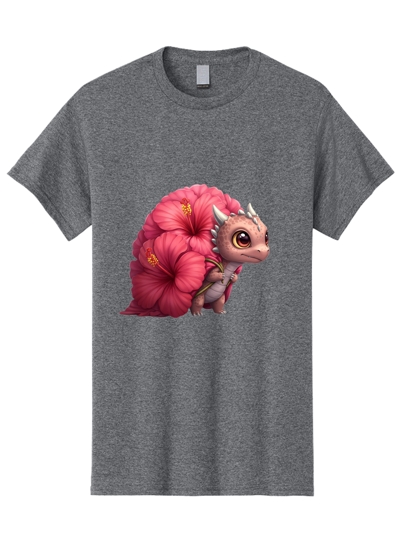 Pink-Hibiscus-Dinosaur Men'S Graphic Tee, 100% Cotton, Comfortable Casual Summer Wear, Machine Washable, Vintage Camera, Old Camera, Antique Camera, Black Camera, Classic Photography, Photography Equipment, Nostalgic Device, Film Camera, Baj686