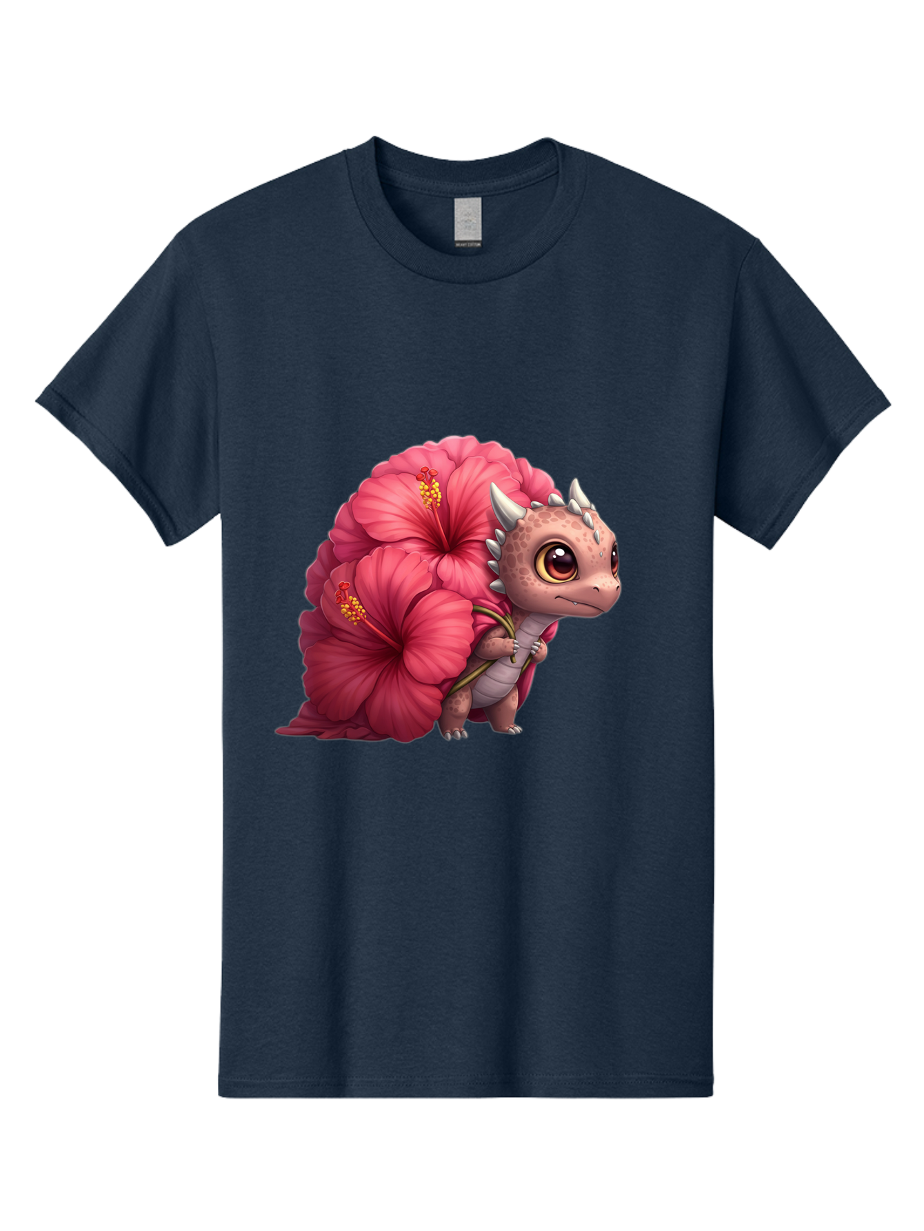 Pink-Hibiscus-Dinosaur Men'S Graphic Tee, 100% Cotton, Comfortable Casual Summer Wear, Machine Washable, Vintage Camera, Old Camera, Antique Camera, Black Camera, Classic Photography, Photography Equipment, Nostalgic Device, Film Camera, Baj686