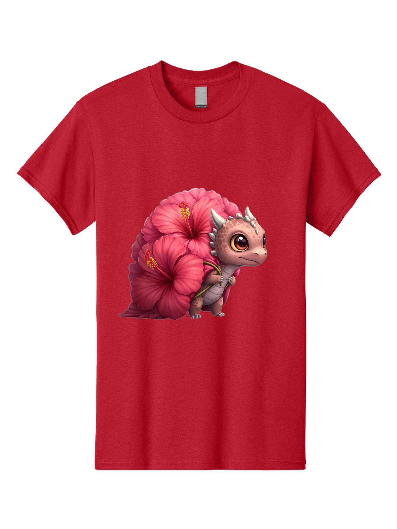Pink-Hibiscus-Dinosaur Men'S Graphic Tee, 100% Cotton, Comfortable Casual Summer Wear, Machine Washable, Vintage Camera, Old Camera, Antique Camera, Black Camera, Classic Photography, Photography Equipment, Nostalgic Device, Film Camera, Baj686