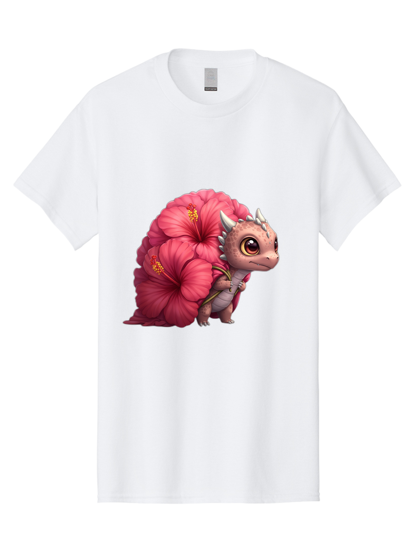 Pink-Hibiscus-Dinosaur Men'S Graphic Tee, 100% Cotton, Comfortable Casual Summer Wear, Machine Washable, Vintage Camera, Old Camera, Antique Camera, Black Camera, Classic Photography, Photography Equipment, Nostalgic Device, Film Camera, Baj686