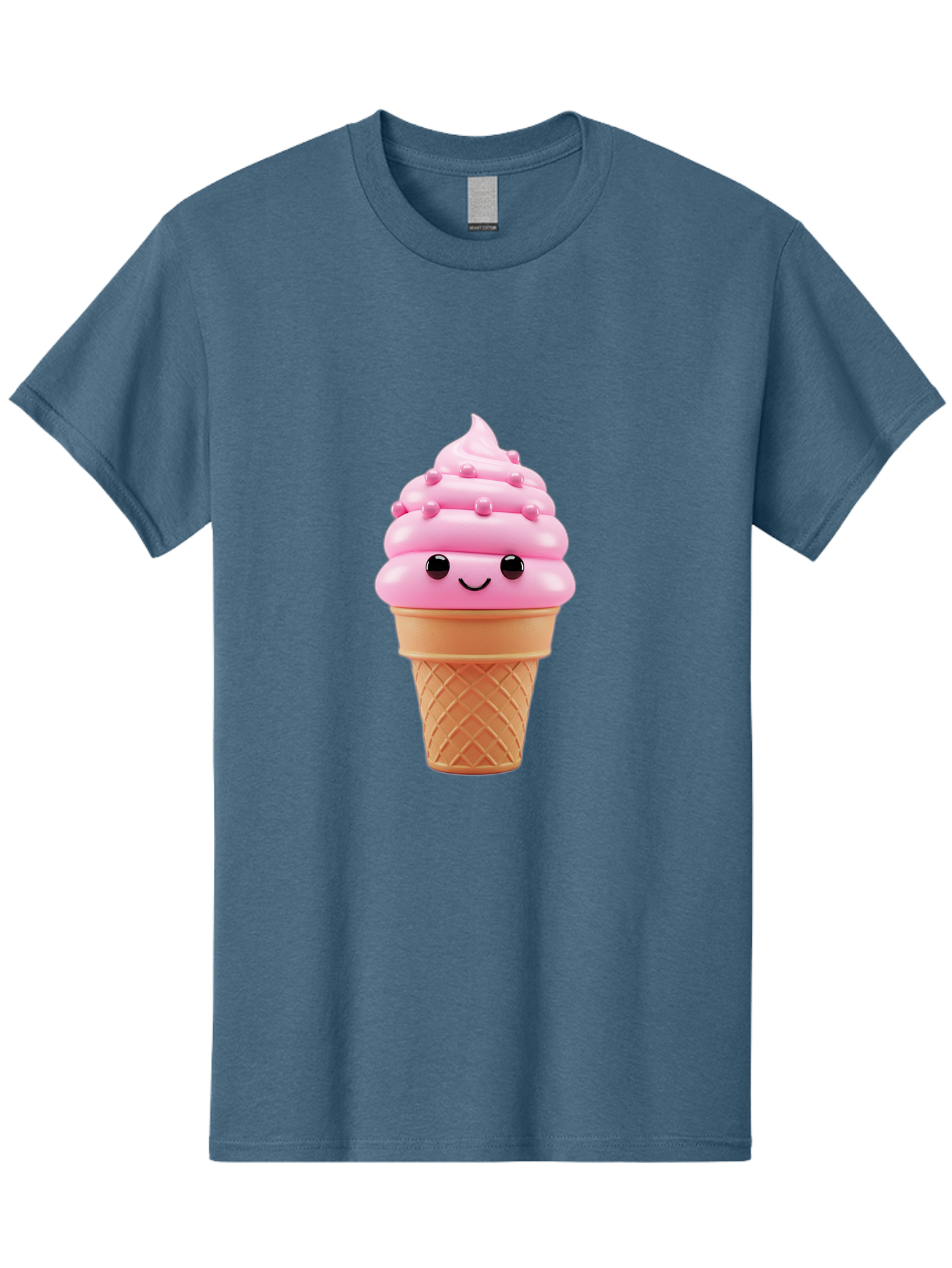 Pink-Ice-Cream-Cone Men'S Graphic Tee, 100% Cotton, Comfortable Casual Summer Wear, Machine Washable, Vintage Camera, Old Camera, Antique Camera, Black Camera, Classic Photography, Photography Equipment, Nostalgic Device, Film Camera, Baj688