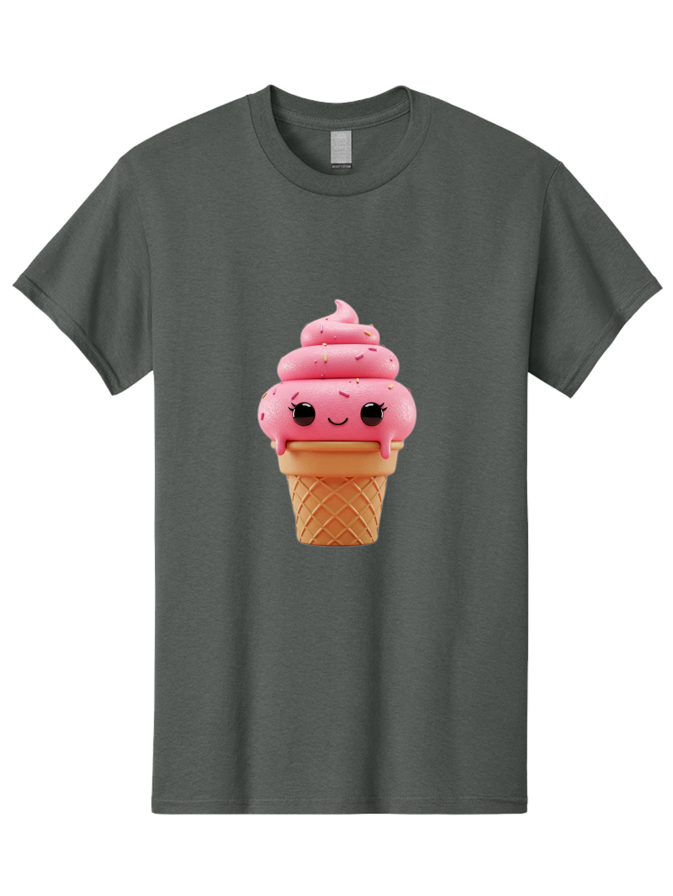 Pink-Ice-Cream Men'S Graphic Tee, 100% Cotton, Comfortable Casual Summer Wear, Machine Washable, Vintage Camera, Old Camera, Antique Camera, Black Camera, Classic Photography, Photography Equipment, Nostalgic Device, Film Camera, Camera Art Baj689