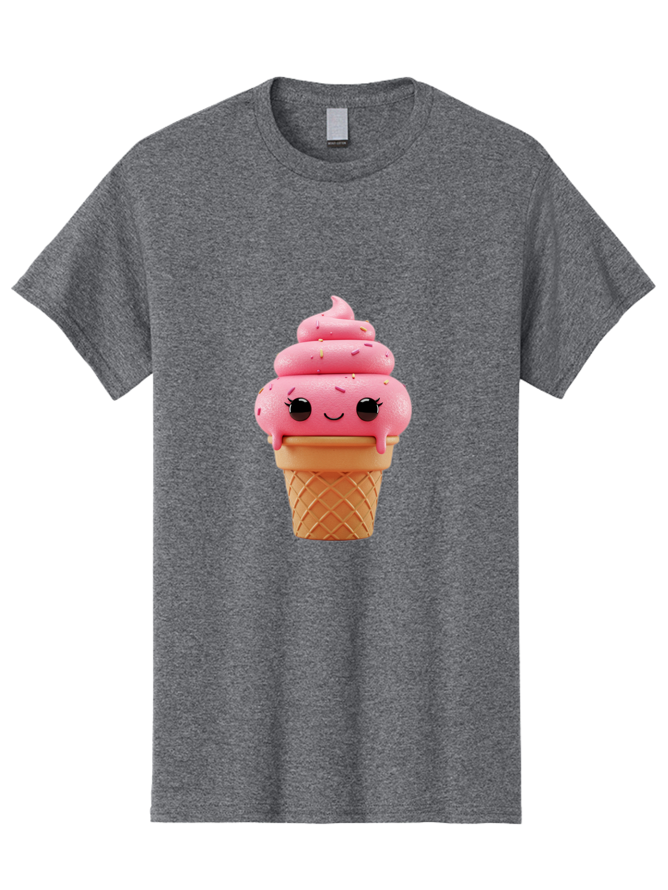 Pink-Ice-Cream Men'S Graphic Tee, 100% Cotton, Comfortable Casual Summer Wear, Machine Washable, Vintage Camera, Old Camera, Antique Camera, Black Camera, Classic Photography, Photography Equipment, Nostalgic Device, Film Camera, Camera Art Baj689