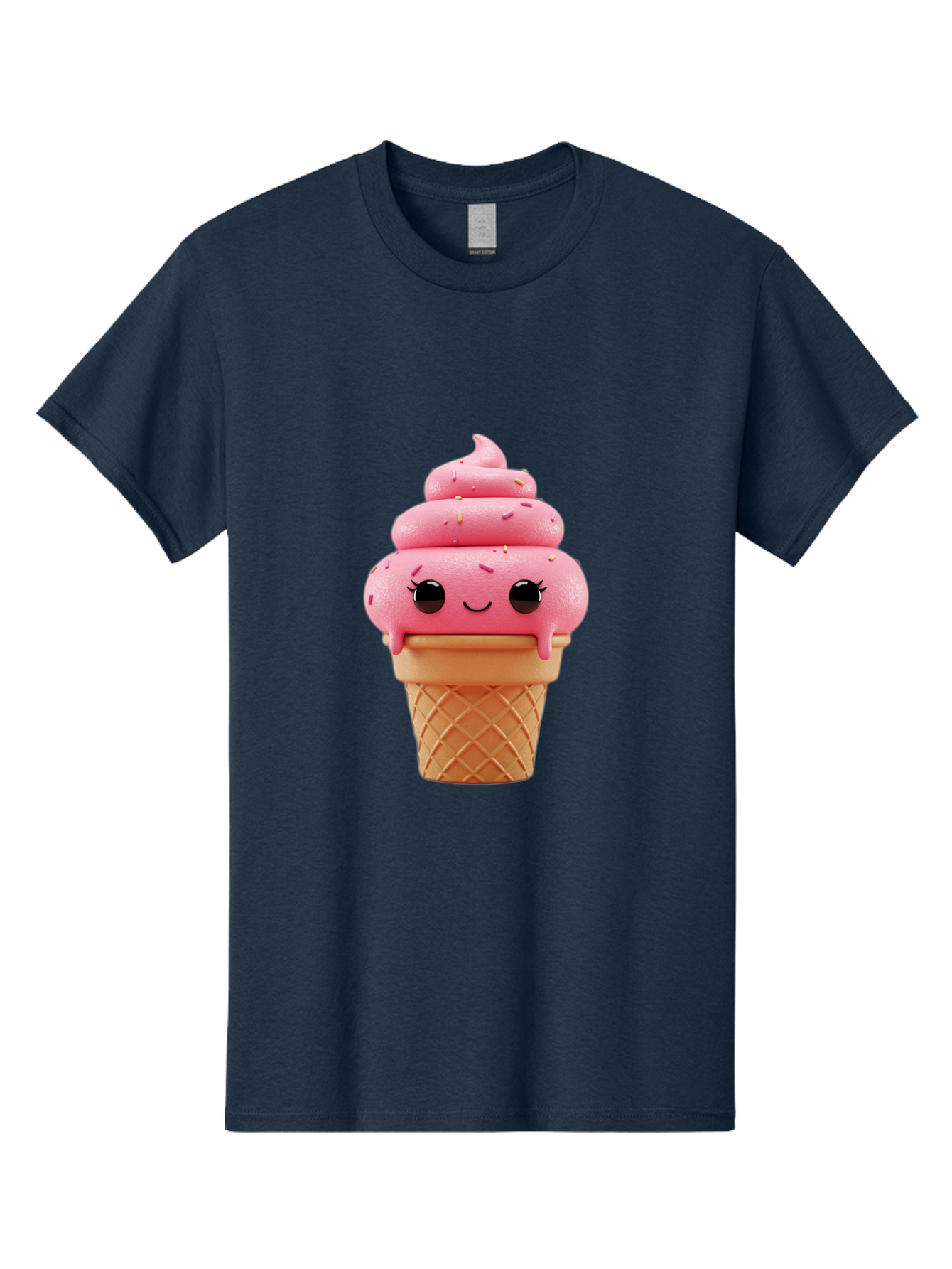 Pink-Ice-Cream Men'S Graphic Tee, 100% Cotton, Comfortable Casual Summer Wear, Machine Washable, Vintage Camera, Old Camera, Antique Camera, Black Camera, Classic Photography, Photography Equipment, Nostalgic Device, Film Camera, Camera Art Baj689