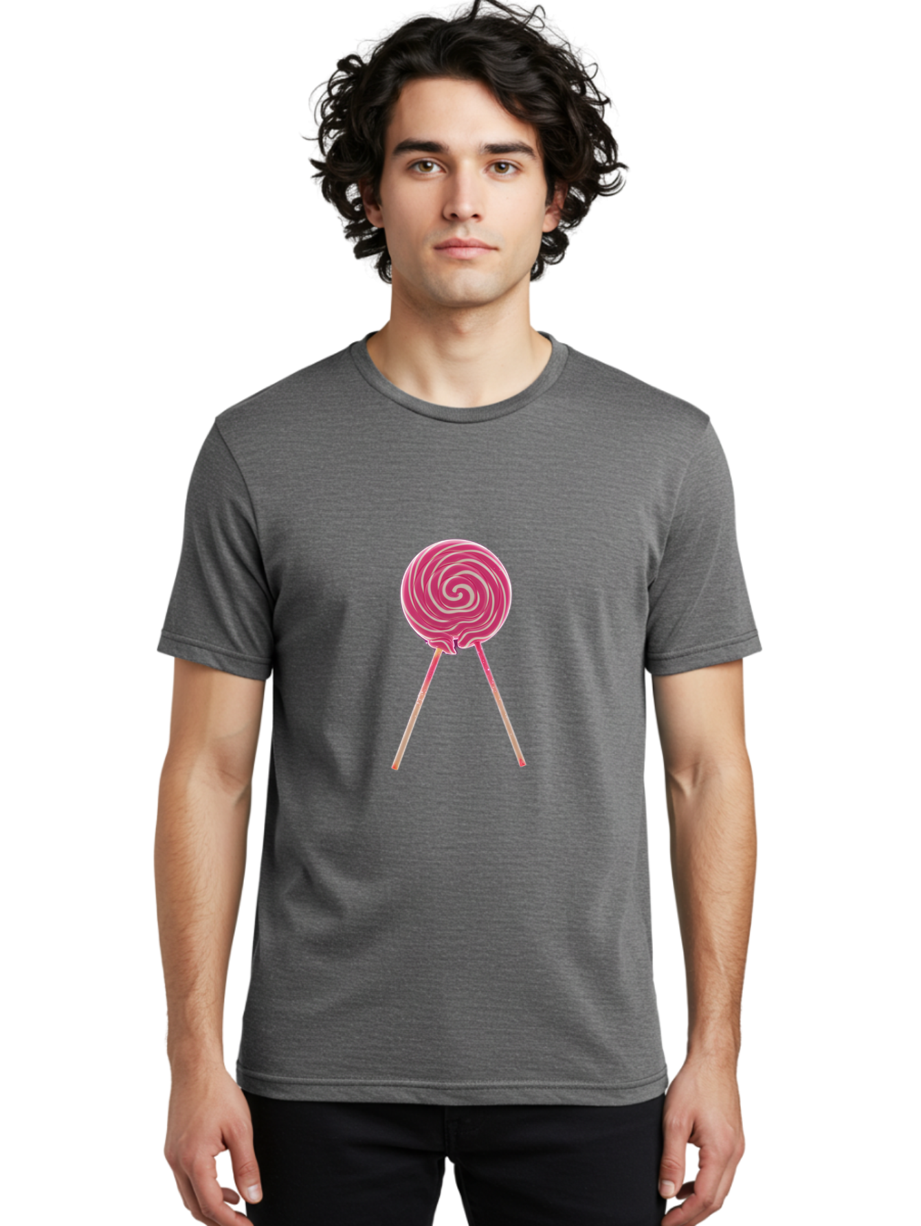 Pink-Lollipop Men'S Graphic Tee, 100% Cotton, Comfortable Casual Summer Wear, Machine Washable, Vintage Camera, Old Camera, Antique Camera, Black Camera, Classic Photography, Photography Equipment, Nostalgic Device, Film Camera, Camera Art Baj690