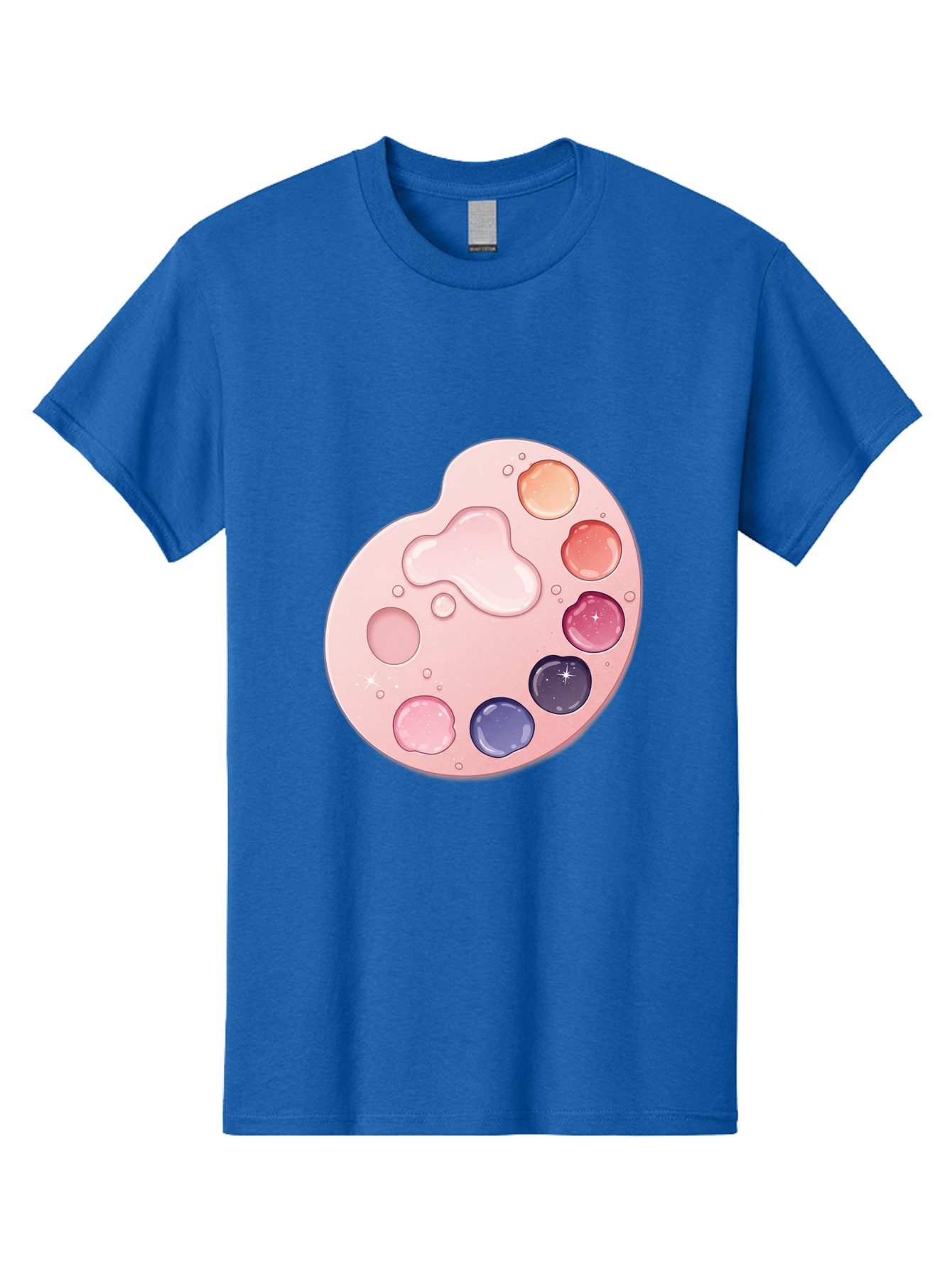 Pink-Painter-S-Palette Men'S Graphic Tee, 100% Cotton, Comfortable Casual Summer Wear, Machine Washable, Vintage Camera, Old Camera, Antique Camera, Black Camera, Classic Photography, Photography Equipment, Nostalgic Device, Film Camera, Baj691