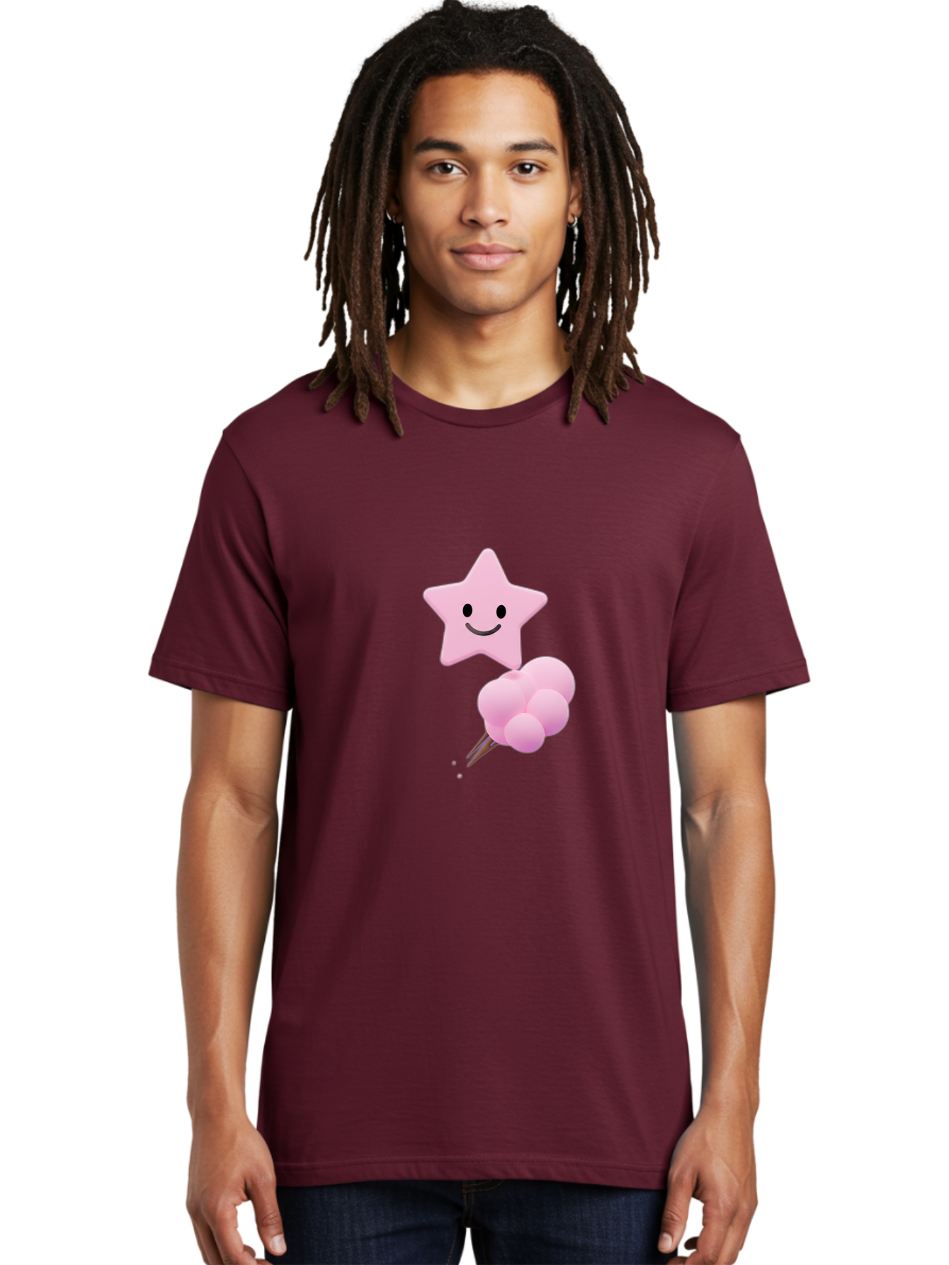Pink-Star-And-Candyfloss Men'S Graphic Tee, 100% Cotton, Comfortable Casual Summer Wear, Machine Washable, Vintage Camera, Old Camera, Antique Camera, Black Camera, Classic Photography, Photography Equipment, Nostalgic Device, Film Camera, Baj693