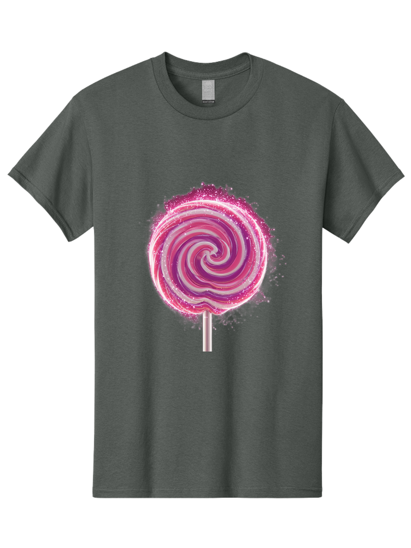 Pink-Swirl-Lollipop Men'S Graphic Tee, 100% Cotton, Comfortable Casual Summer Wear, Machine Washable, Vintage Camera, Old Camera, Antique Camera, Black Camera, Classic Photography, Photography Equipment, Nostalgic Device, Film Camera, Baj695