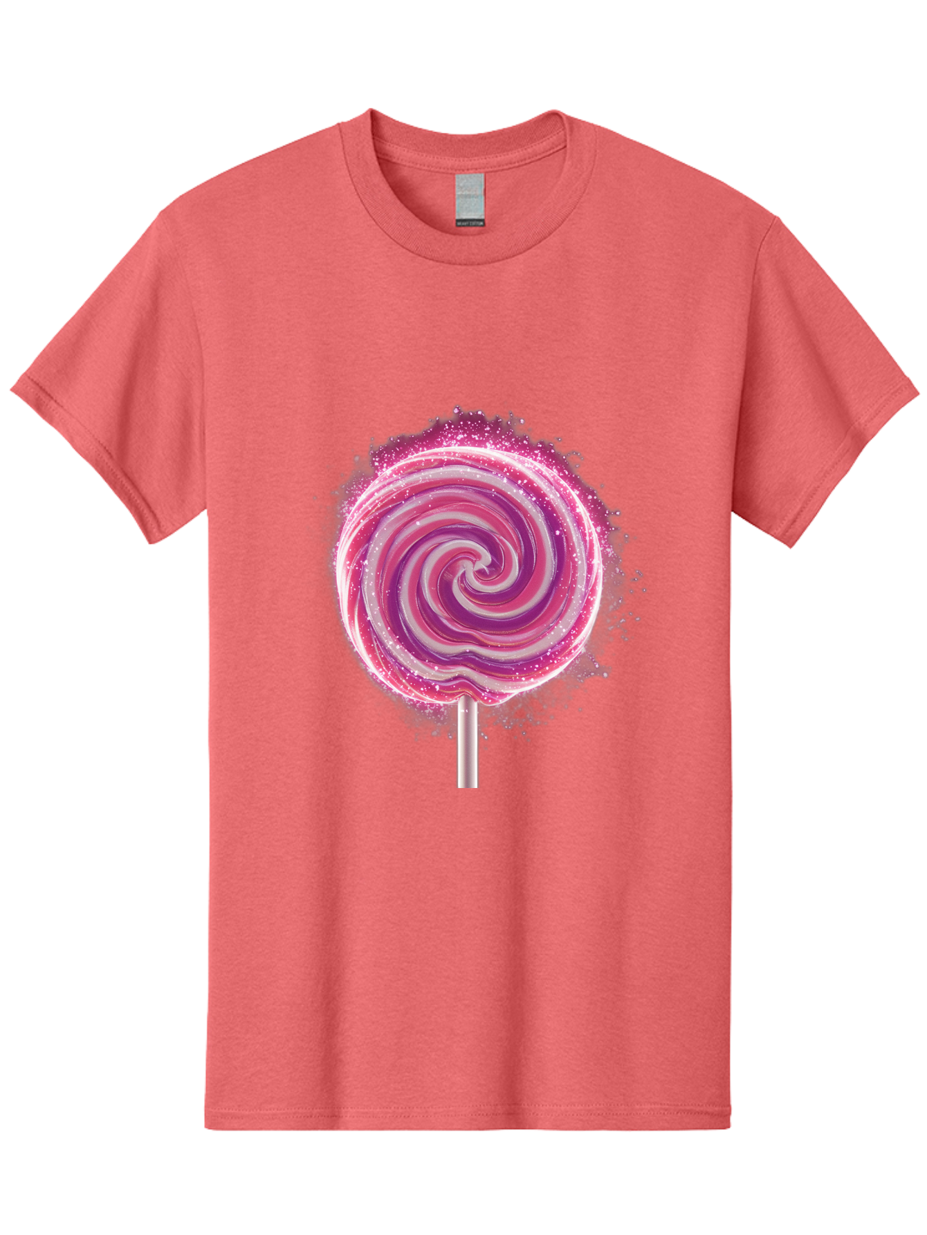 Pink-Swirl-Lollipop Men'S Graphic Tee, 100% Cotton, Comfortable Casual Summer Wear, Machine Washable, Vintage Camera, Old Camera, Antique Camera, Black Camera, Classic Photography, Photography Equipment, Nostalgic Device, Film Camera, Baj695