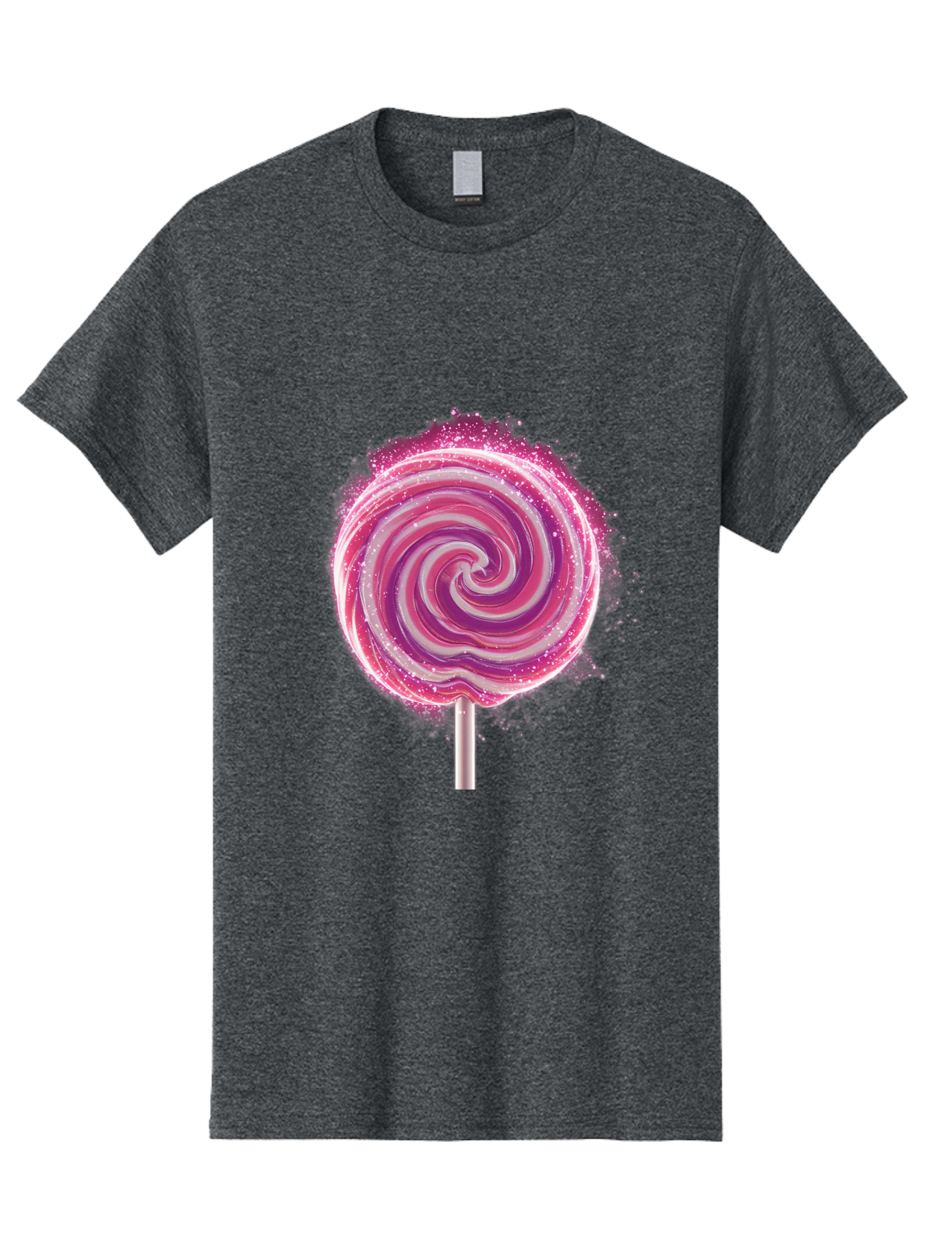 Pink-Swirl-Lollipop Men'S Graphic Tee, 100% Cotton, Comfortable Casual Summer Wear, Machine Washable, Vintage Camera, Old Camera, Antique Camera, Black Camera, Classic Photography, Photography Equipment, Nostalgic Device, Film Camera, Baj695
