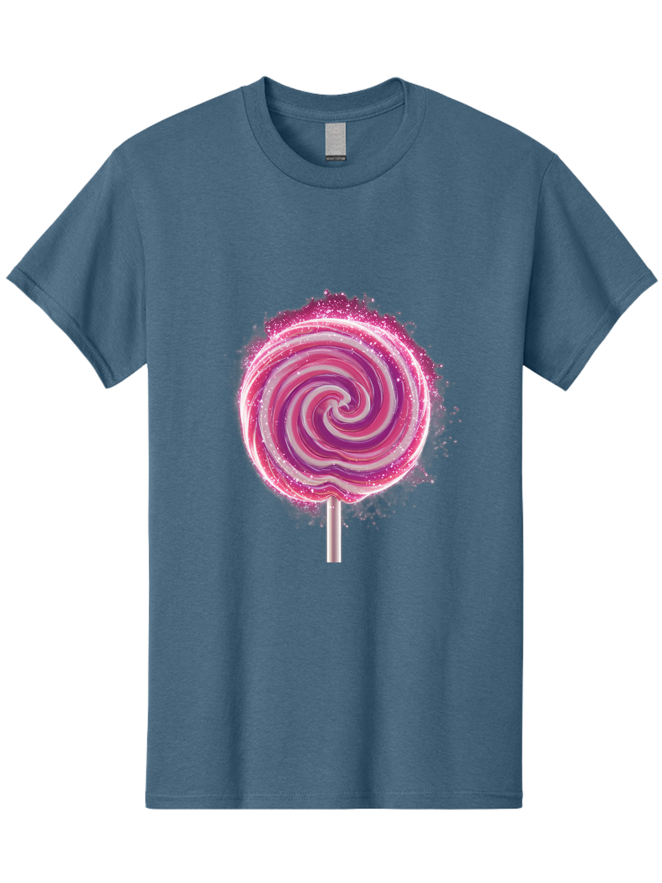 Pink-Swirl-Lollipop Men'S Graphic Tee, 100% Cotton, Comfortable Casual Summer Wear, Machine Washable, Vintage Camera, Old Camera, Antique Camera, Black Camera, Classic Photography, Photography Equipment, Nostalgic Device, Film Camera, Baj695