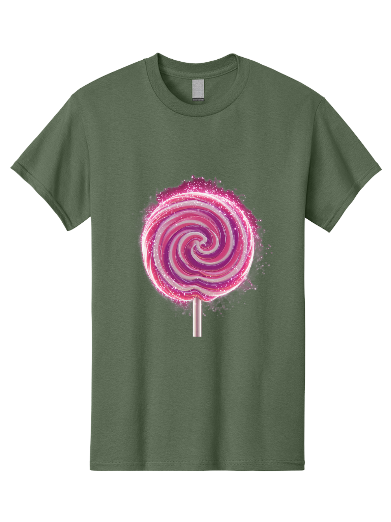 Pink-Swirl-Lollipop Men'S Graphic Tee, 100% Cotton, Comfortable Casual Summer Wear, Machine Washable, Vintage Camera, Old Camera, Antique Camera, Black Camera, Classic Photography, Photography Equipment, Nostalgic Device, Film Camera, Baj695