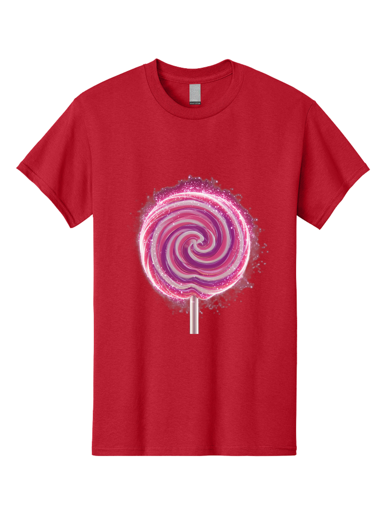 Pink-Swirl-Lollipop Men'S Graphic Tee, 100% Cotton, Comfortable Casual Summer Wear, Machine Washable, Vintage Camera, Old Camera, Antique Camera, Black Camera, Classic Photography, Photography Equipment, Nostalgic Device, Film Camera, Baj695