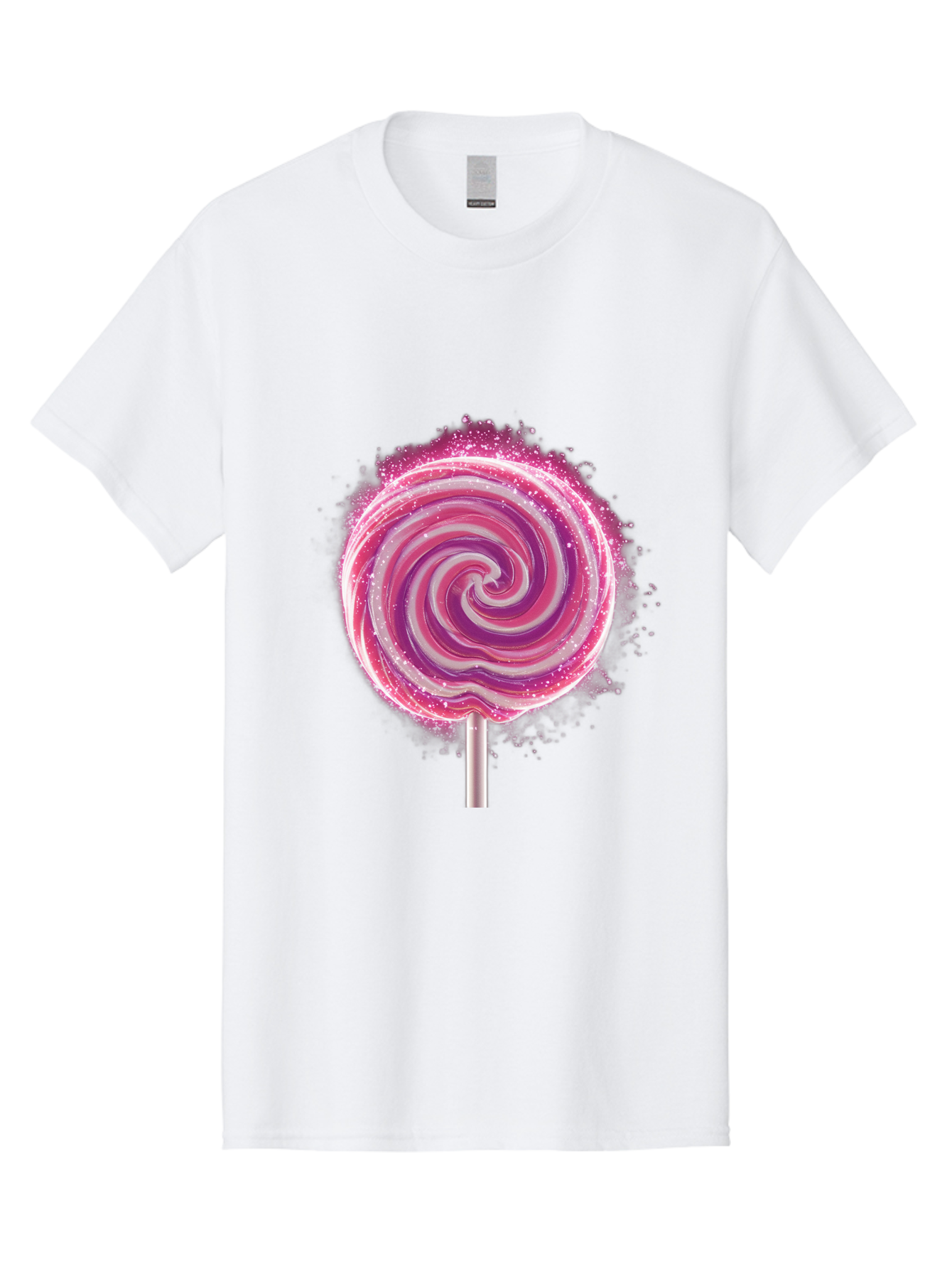 Pink-Swirl-Lollipop Men'S Graphic Tee, 100% Cotton, Comfortable Casual Summer Wear, Machine Washable, Vintage Camera, Old Camera, Antique Camera, Black Camera, Classic Photography, Photography Equipment, Nostalgic Device, Film Camera, Baj695