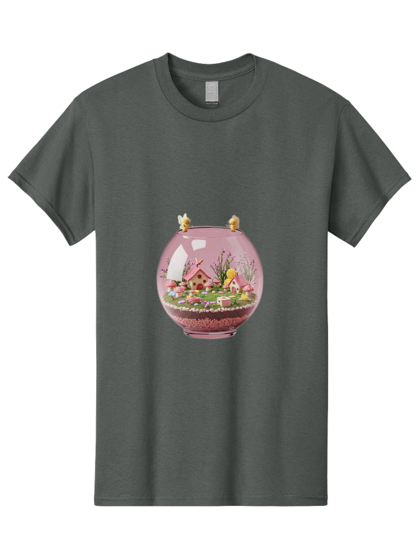 Pink-Terrarium Men'S Graphic Tee, 100% Cotton, Comfortable Casual Summer Wear, Machine Washable, Vintage Camera, Old Camera, Antique Camera, Black Camera, Classic Photography, Photography Equipment, Nostalgic Device, Film Camera, Camera Art Baj696