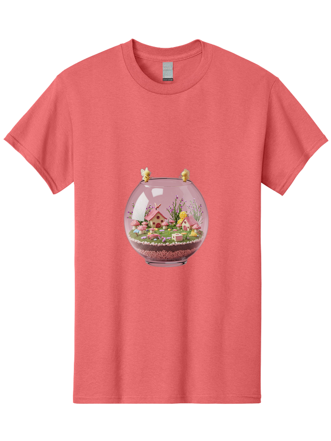 Pink-Terrarium Men'S Graphic Tee, 100% Cotton, Comfortable Casual Summer Wear, Machine Washable, Vintage Camera, Old Camera, Antique Camera, Black Camera, Classic Photography, Photography Equipment, Nostalgic Device, Film Camera, Camera Art Baj696