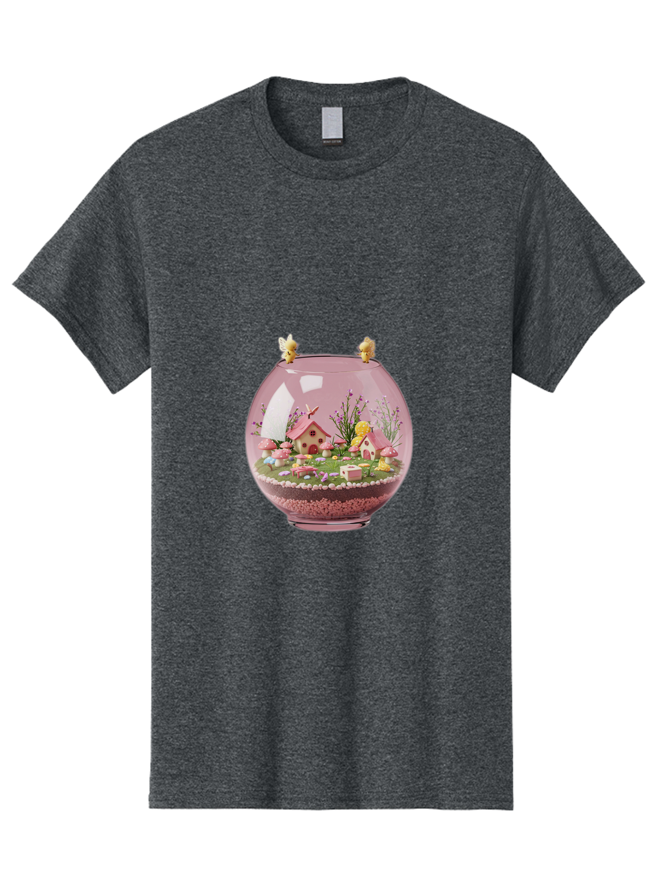 Pink-Terrarium Men'S Graphic Tee, 100% Cotton, Comfortable Casual Summer Wear, Machine Washable, Vintage Camera, Old Camera, Antique Camera, Black Camera, Classic Photography, Photography Equipment, Nostalgic Device, Film Camera, Camera Art Baj696