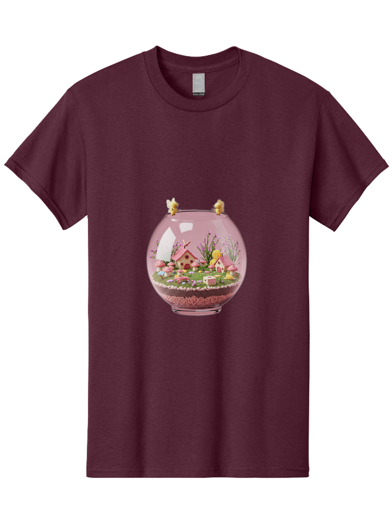 Pink-Terrarium Men'S Graphic Tee, 100% Cotton, Comfortable Casual Summer Wear, Machine Washable, Vintage Camera, Old Camera, Antique Camera, Black Camera, Classic Photography, Photography Equipment, Nostalgic Device, Film Camera, Camera Art Baj696