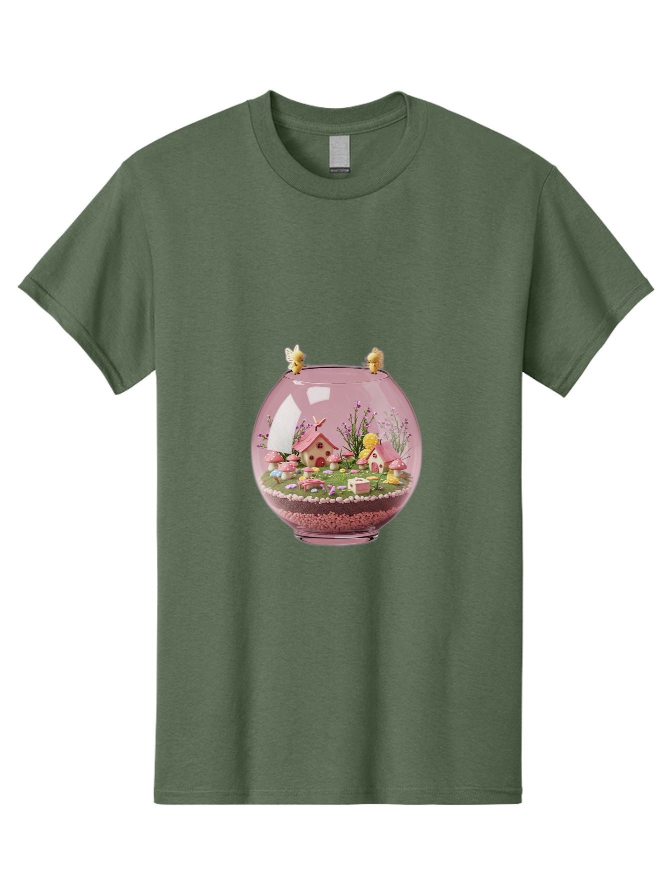 Pink-Terrarium Men'S Graphic Tee, 100% Cotton, Comfortable Casual Summer Wear, Machine Washable, Vintage Camera, Old Camera, Antique Camera, Black Camera, Classic Photography, Photography Equipment, Nostalgic Device, Film Camera, Camera Art Baj696