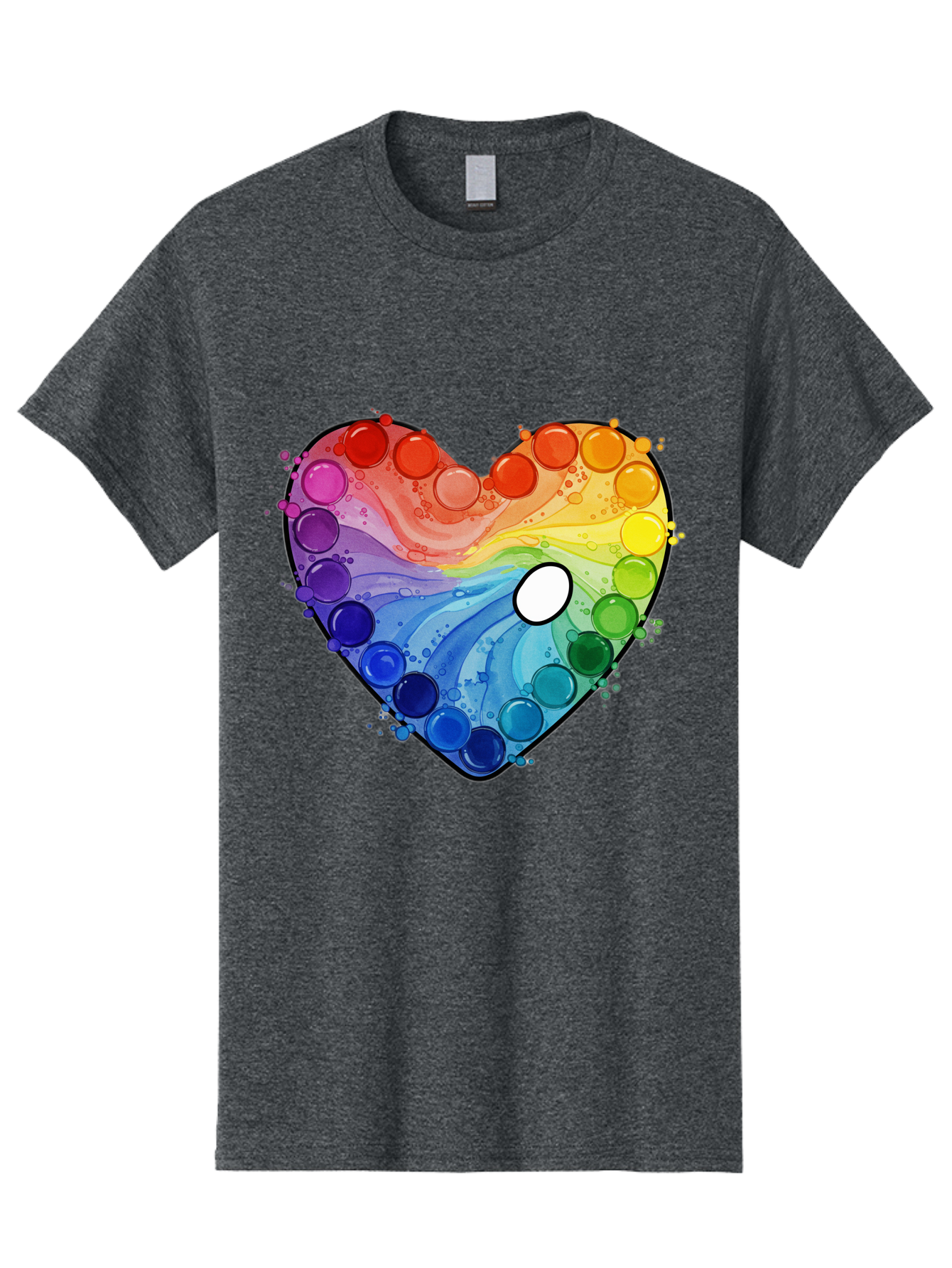 Pop-It-Heart-1 Men'S Graphic Tee, 100% Cotton, Comfortable Casual Summer Wear, Machine Washable, Vintage Camera, Old Camera, Antique Camera, Black Camera, Classic Photography, Photography Equipment, Nostalgic Device, Film Camera, Camera Art Baj698