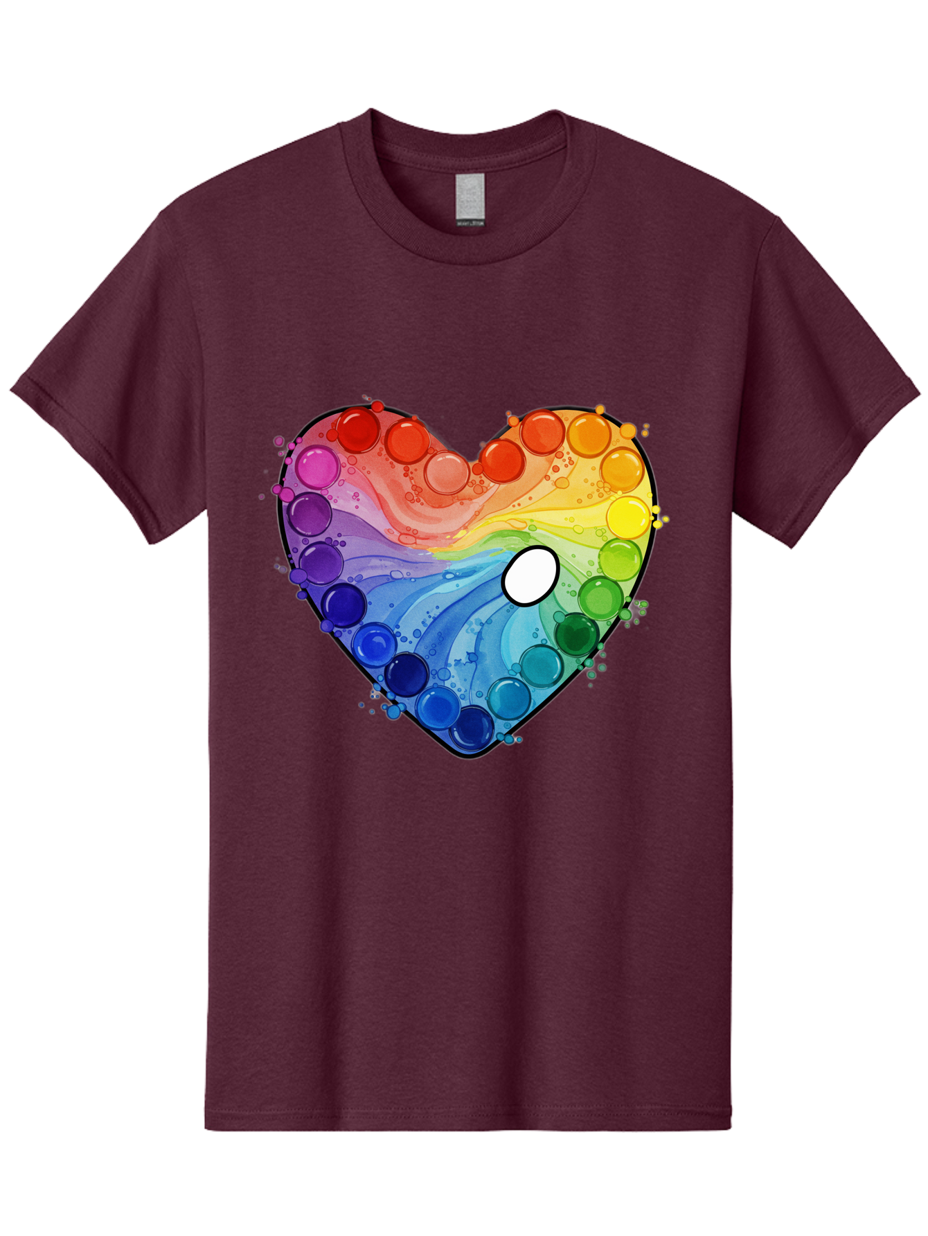 Pop-It-Heart-1 Men'S Graphic Tee, 100% Cotton, Comfortable Casual Summer Wear, Machine Washable, Vintage Camera, Old Camera, Antique Camera, Black Camera, Classic Photography, Photography Equipment, Nostalgic Device, Film Camera, Camera Art Baj698