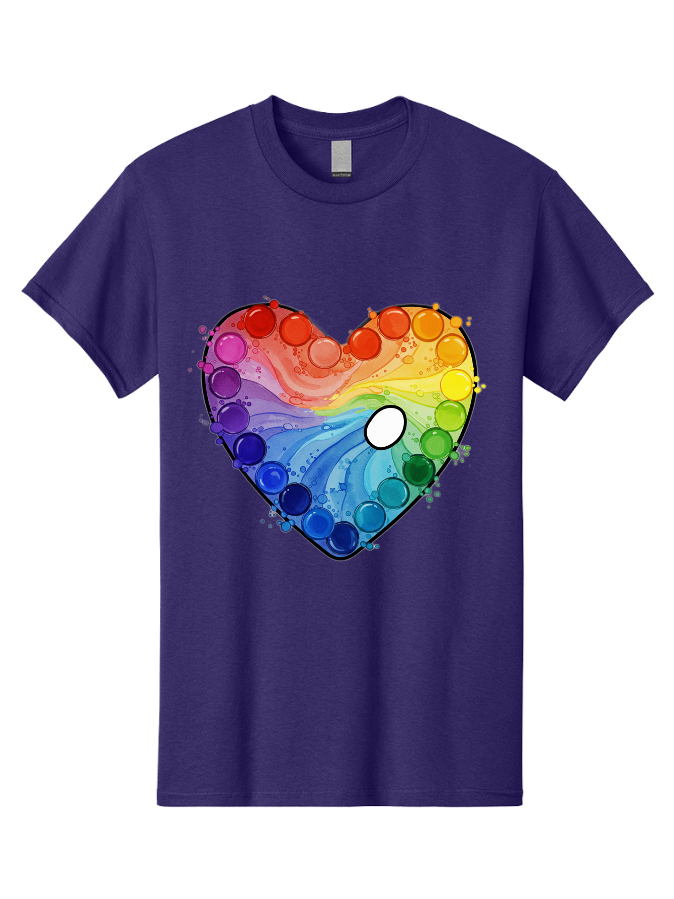 Pop-It-Heart-1 Men'S Graphic Tee, 100% Cotton, Comfortable Casual Summer Wear, Machine Washable, Vintage Camera, Old Camera, Antique Camera, Black Camera, Classic Photography, Photography Equipment, Nostalgic Device, Film Camera, Camera Art Baj698