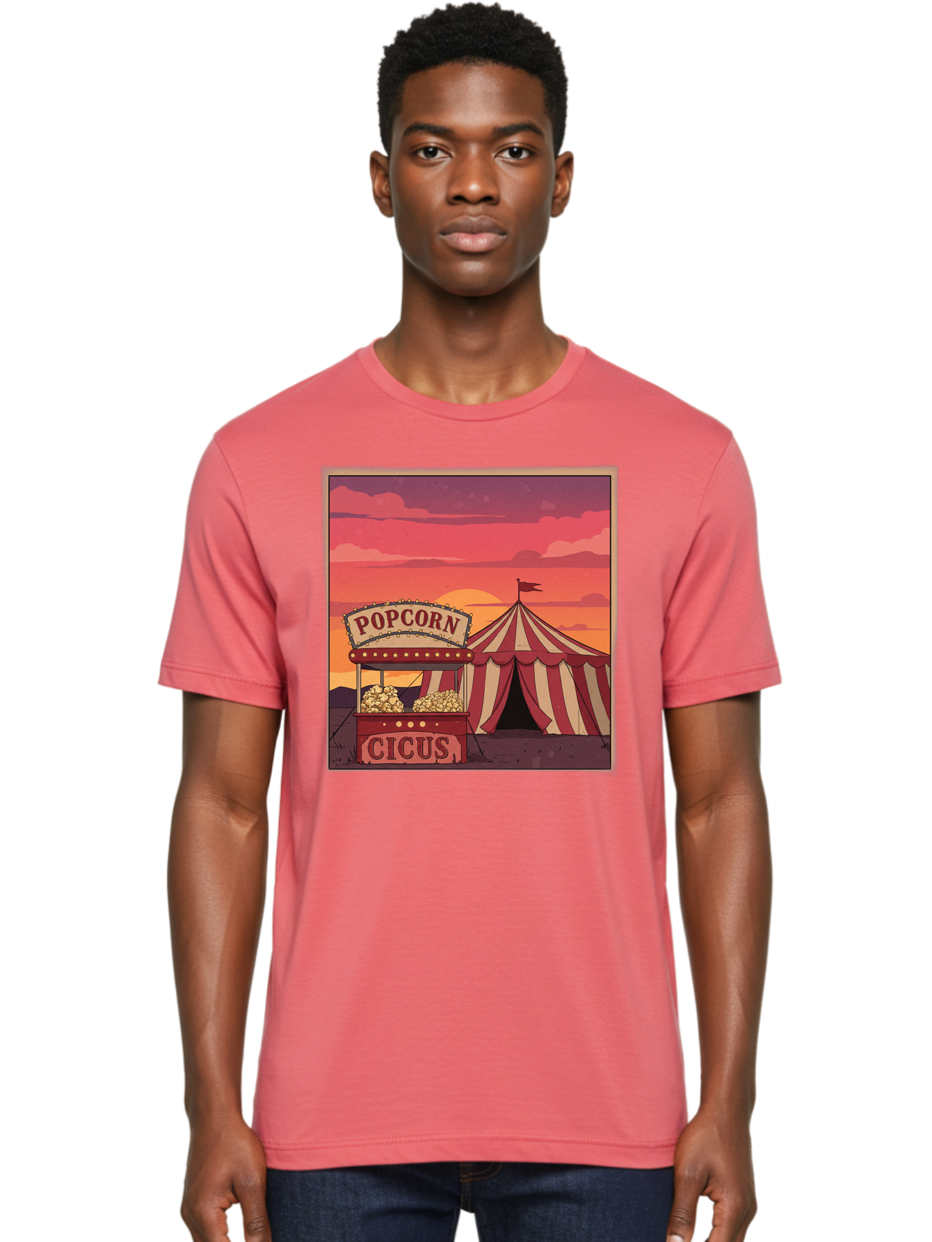 Popcorn-Cicus Men'S Graphic Tee, 100% Cotton, Comfortable Casual Summer Wear, Machine Washable, Vintage Camera, Old Camera, Antique Camera, Black Camera, Classic Photography, Photography Equipment, Nostalgic Device, Film Camera, Camera Art Baj700