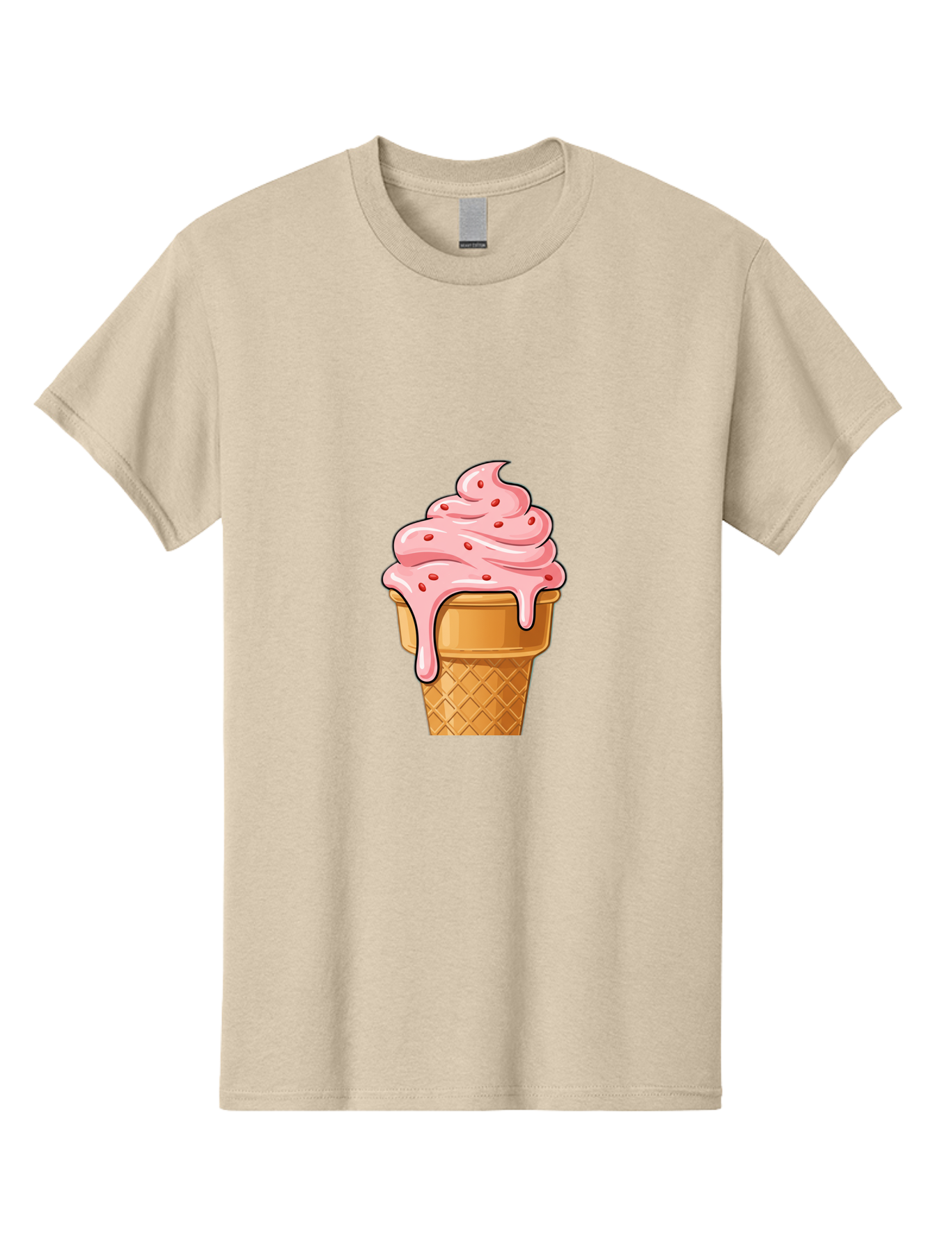 Strawberry-Ice-Cream-Cone Men'S Graphic Tee, 100% Cotton, Comfortable Casual Summer Wear, Machine Washable, Vintage Camera, Old Camera, Antique Camera, Black Camera, Classic Photography, Photography Equipment, Nostalgic Device, Film Camera, Baj802
