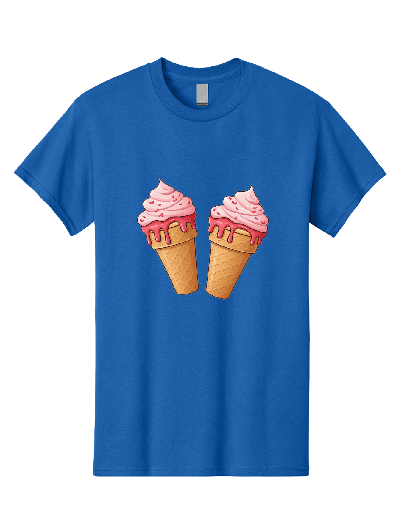Strawberry-Ice-Cream-Cones-1 Men'S Graphic Tee, 100% Cotton, Comfortable Casual Summer Wear, Machine Washable, Vintage Camera, Old Camera, Antique Camera, Black Camera, Classic Photography, Photography Equipment, Nostalgic Device, Film Camera, Baj803