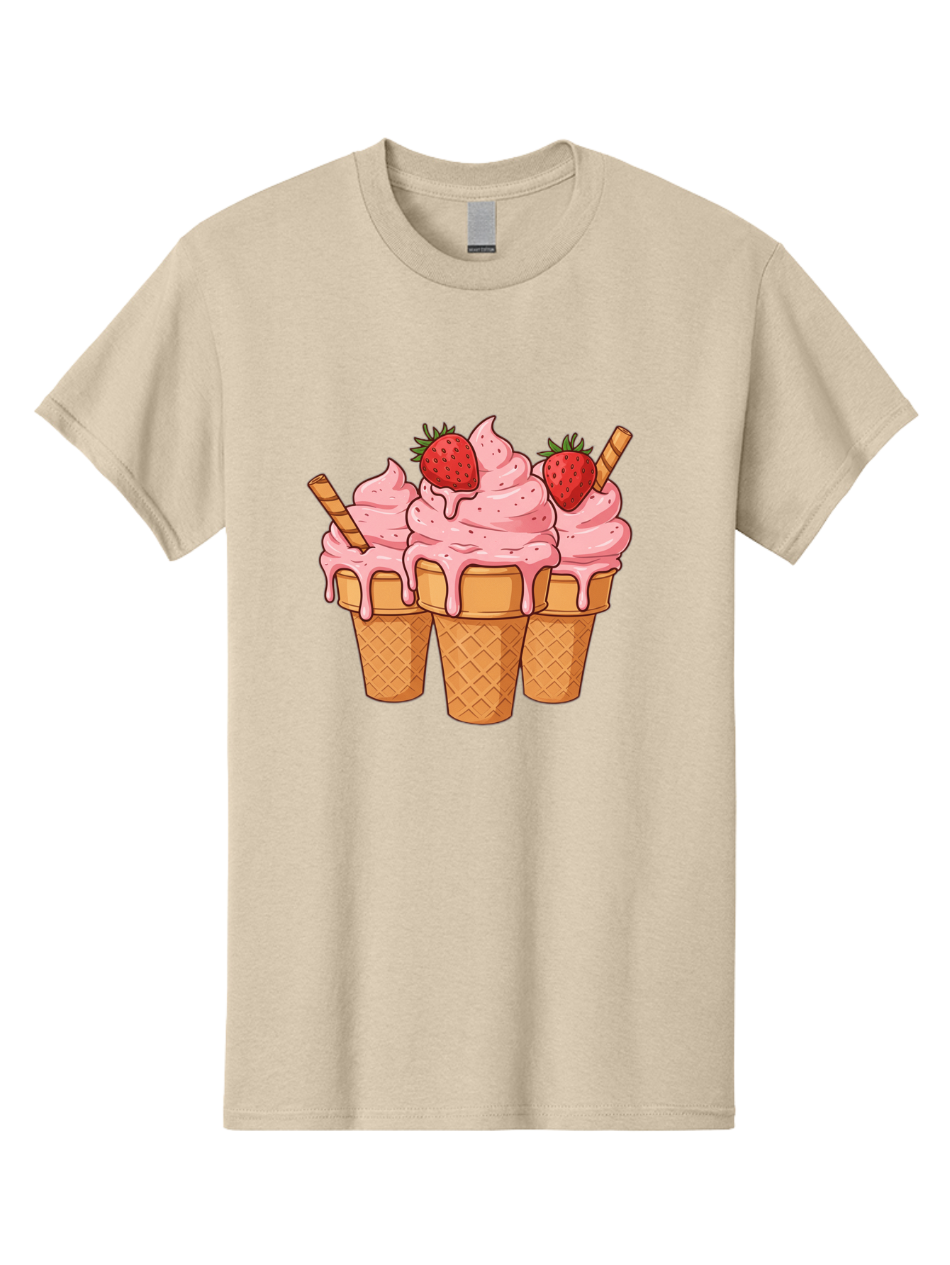 Strawberry-Ice-Cream-Cones Men'S Graphic Tee, 100% Cotton, Comfortable Casual Summer Wear, Machine Washable, Vintage Camera, Old Camera, Antique Camera, Black Camera, Classic Photography, Photography Equipment, Nostalgic Device, Film Camera, Baj806