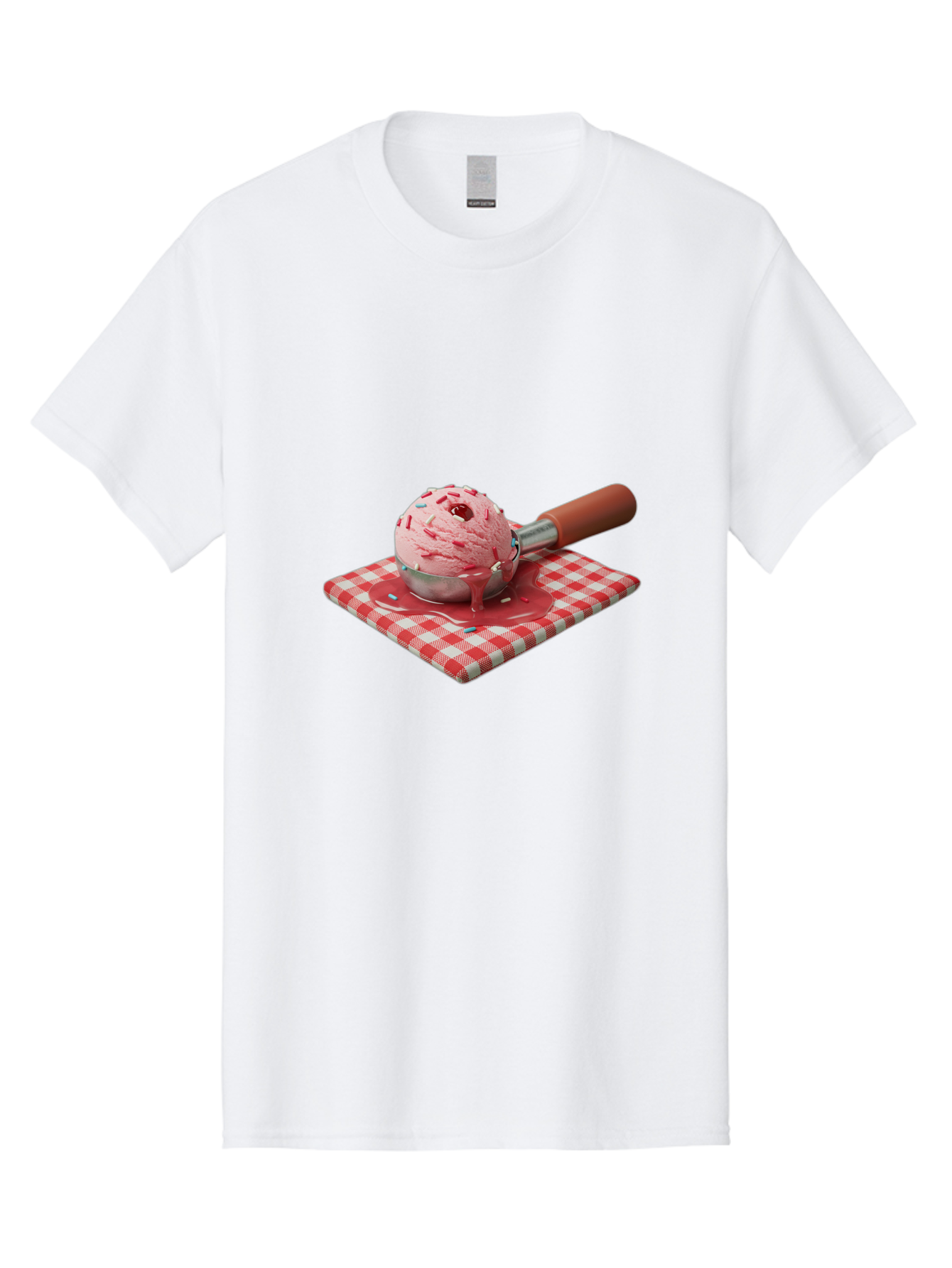 Strawberry-Ice-Cream Men'S Graphic Tee, 100% Cotton, Comfortable Casual Summer Wear, Machine Washable, Vintage Camera, Old Camera, Antique Camera, Black Camera, Classic Photography, Photography Equipment, Nostalgic Device, Film Camera, Baj807