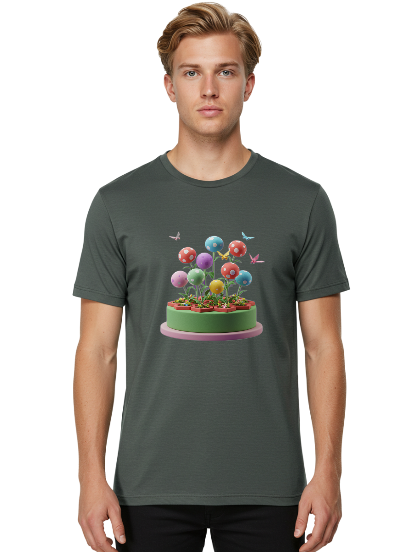 Super-Mushroom-Plants Men'S Graphic Tee, 100% Cotton, Comfortable Casual Summer Wear, Machine Washable, Vintage Camera, Old Camera, Antique Camera, Black Camera, Classic Photography, Photography Equipment, Nostalgic Device, Film Camera, Baj808