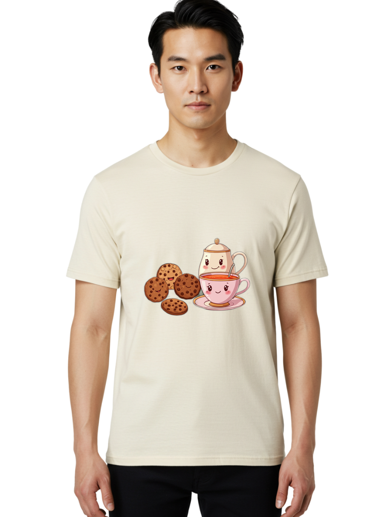 Tea-And-Cookies Men'S Graphic Tee, 100% Cotton, Comfortable Casual Summer Wear, Machine Washable, Vintage Camera, Old Camera, Antique Camera, Black Camera, Classic Photography, Photography Equipment, Nostalgic Device, Film Camera, Camera Art Baj810