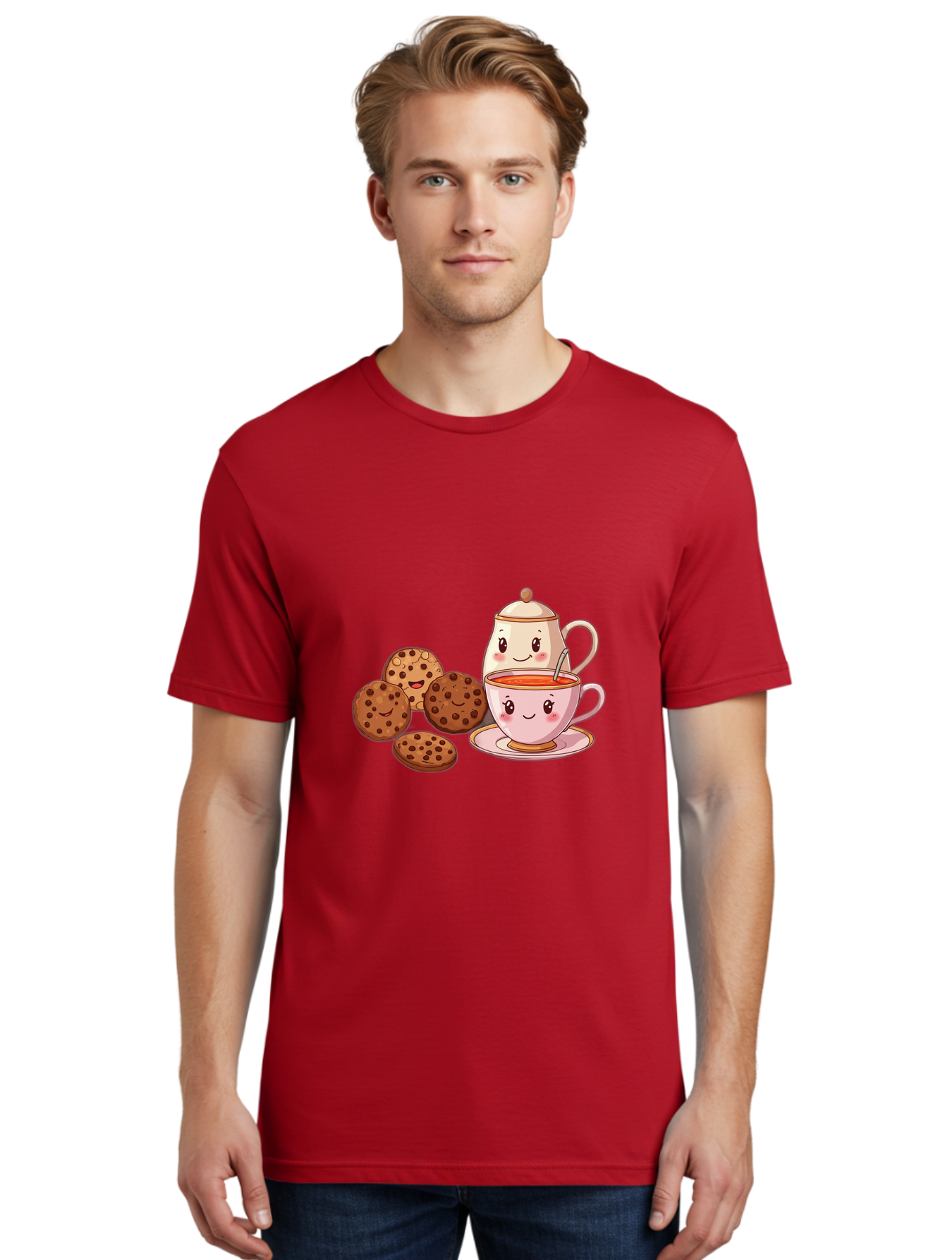 Tea-And-Cookies Men'S Graphic Tee, 100% Cotton, Comfortable Casual Summer Wear, Machine Washable, Vintage Camera, Old Camera, Antique Camera, Black Camera, Classic Photography, Photography Equipment, Nostalgic Device, Film Camera, Camera Art Baj810