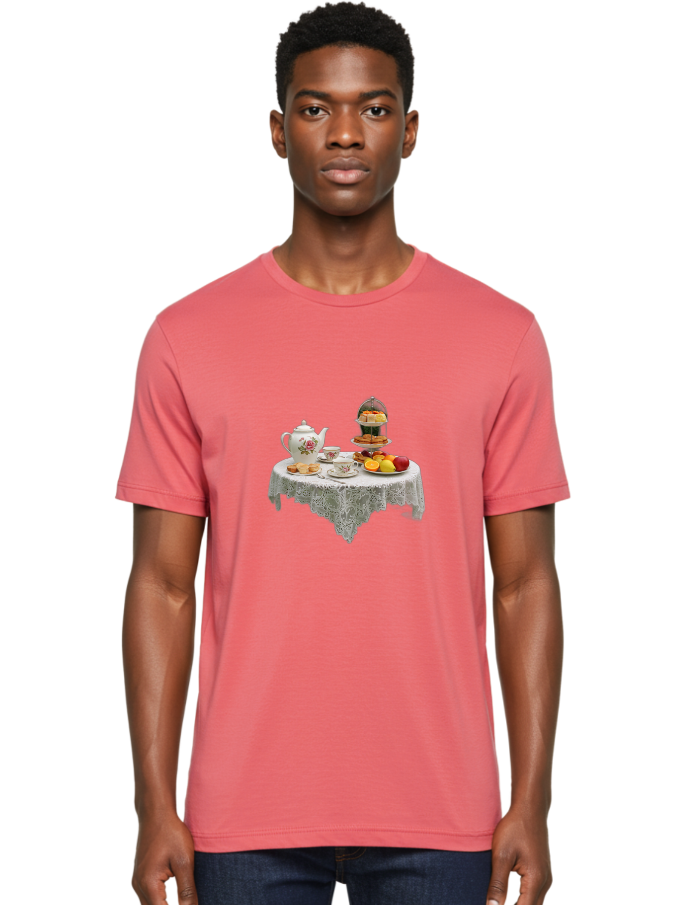 Tea-Party-1 Men'S Graphic Tee, 100% Cotton, Comfortable Casual Summer Wear, Machine Washable, Vintage Camera, Old Camera, Antique Camera, Black Camera, Classic Photography, Photography Equipment, Nostalgic Device, Film Camera, Camera Art Baj812