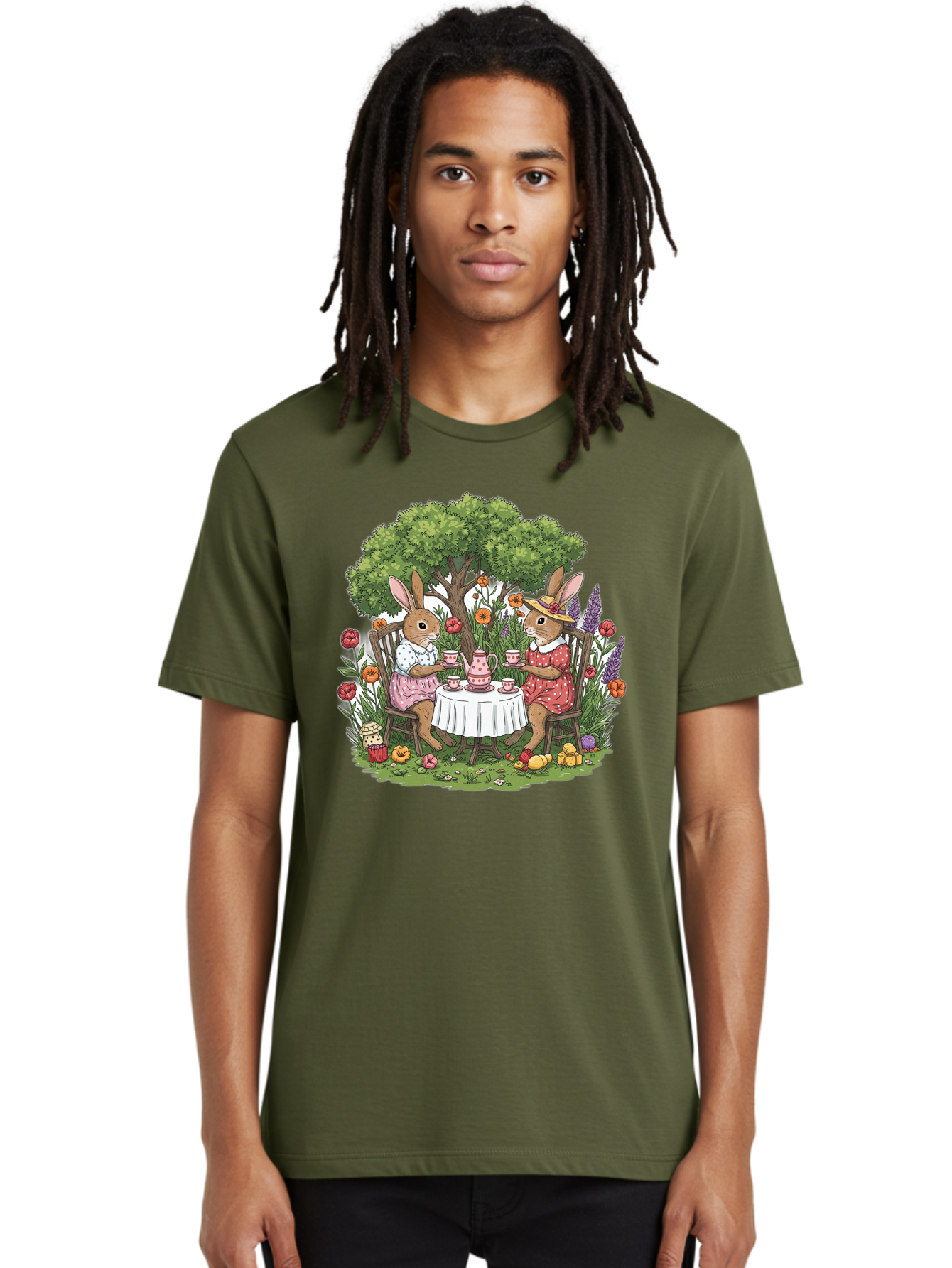 Tea-Party-Rabbits Men'S Graphic Tee, 100% Cotton, Comfortable Casual Summer Wear, Machine Washable, Vintage Camera, Old Camera, Antique Camera, Black Camera, Classic Photography, Photography Equipment, Nostalgic Device, Film Camera, Camera Art Baj813