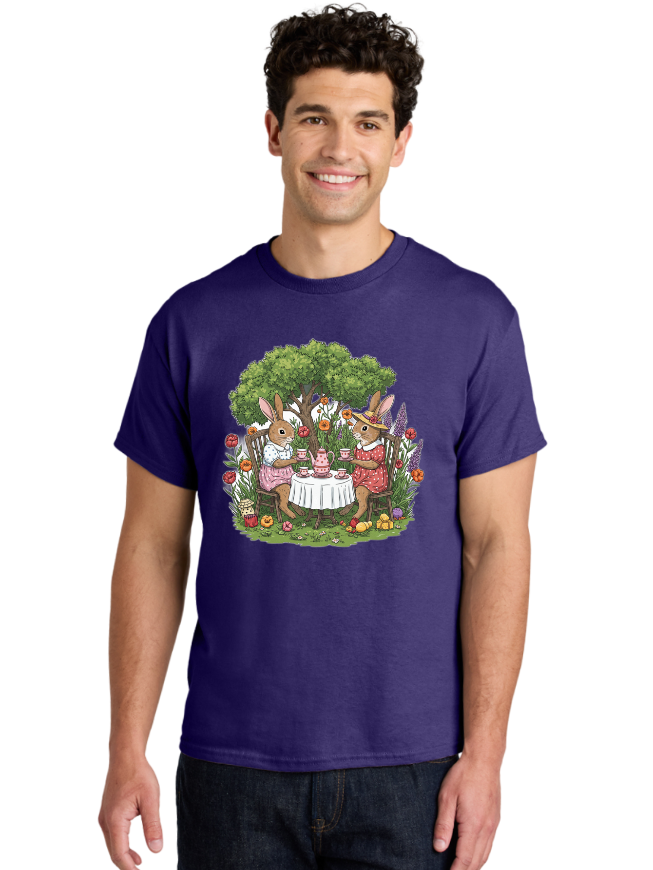 Tea-Party-Rabbits Men'S Graphic Tee, 100% Cotton, Comfortable Casual Summer Wear, Machine Washable, Vintage Camera, Old Camera, Antique Camera, Black Camera, Classic Photography, Photography Equipment, Nostalgic Device, Film Camera, Camera Art Baj813