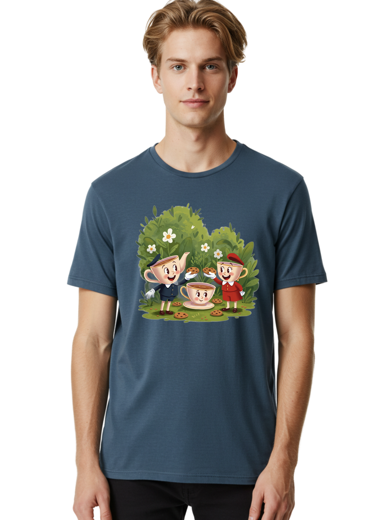 Tea-Time-Teapots Men'S Graphic Tee, 100% Cotton, Comfortable Casual Summer Wear, Machine Washable, Vintage Camera, Old Camera, Antique Camera, Black Camera, Classic Photography, Photography Equipment, Nostalgic Device, Film Camera, Camera Art Baj816