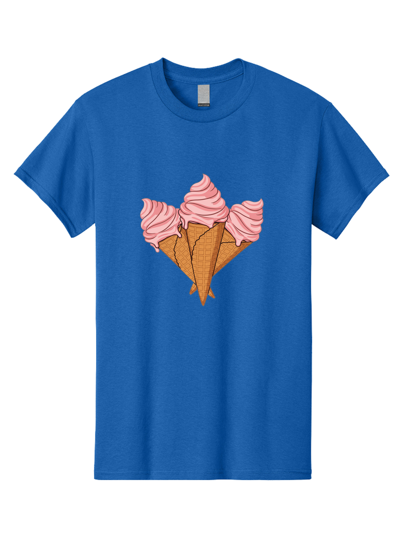 Three-Ice-Cream-Cones Men'S Graphic Tee, 100% Cotton, Comfortable Casual Summer Wear, Machine Washable, Vintage Camera, Old Camera, Antique Camera, Black Camera, Classic Photography, Photography Equipment, Nostalgic Device, Film Camera, Baj820