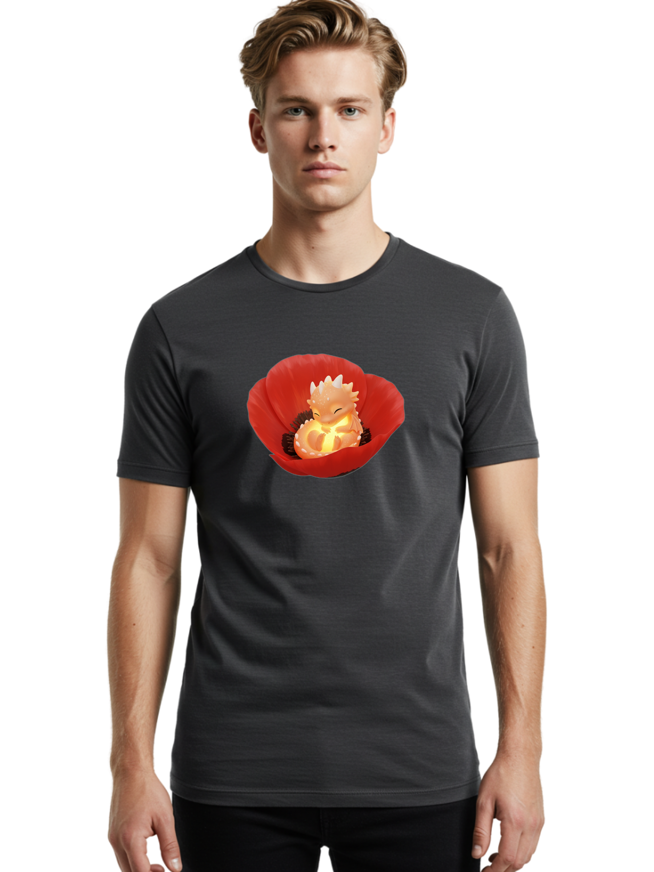 Togepi-In-Poppy Men'S Graphic Tee, 100% Cotton, Comfortable Casual Summer Wear, Machine Washable, Vintage Camera, Old Camera, Antique Camera, Black Camera, Classic Photography, Photography Equipment, Nostalgic Device, Film Camera, Camera Art Baj822