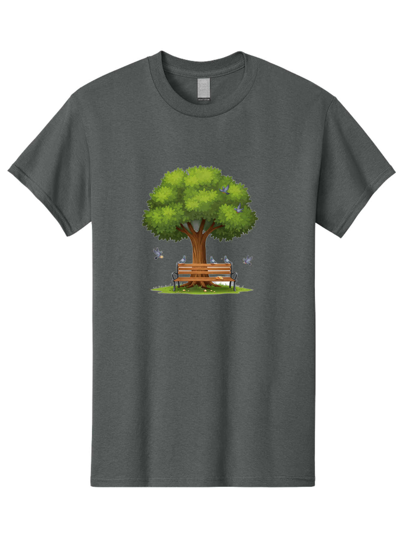 Tree-And-Bench Men'S Graphic Tee, 100% Cotton, Comfortable Casual Summer Wear, Machine Washable, Vintage Camera, Old Camera, Antique Camera, Black Camera, Classic Photography, Photography Equipment, Nostalgic Device, Film Camera, Camera Art Baj826