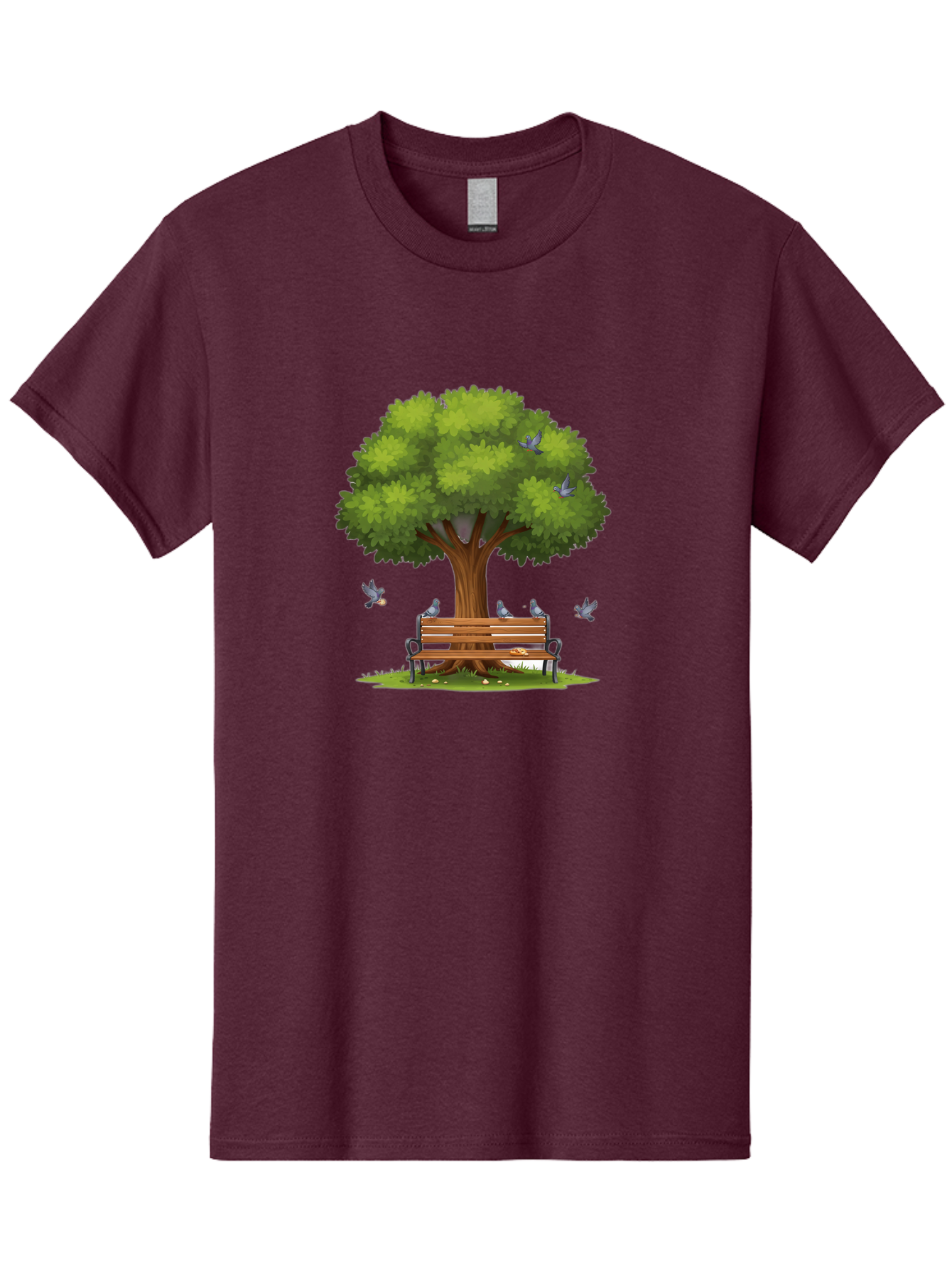 Tree-And-Bench Men'S Graphic Tee, 100% Cotton, Comfortable Casual Summer Wear, Machine Washable, Vintage Camera, Old Camera, Antique Camera, Black Camera, Classic Photography, Photography Equipment, Nostalgic Device, Film Camera, Camera Art Baj826