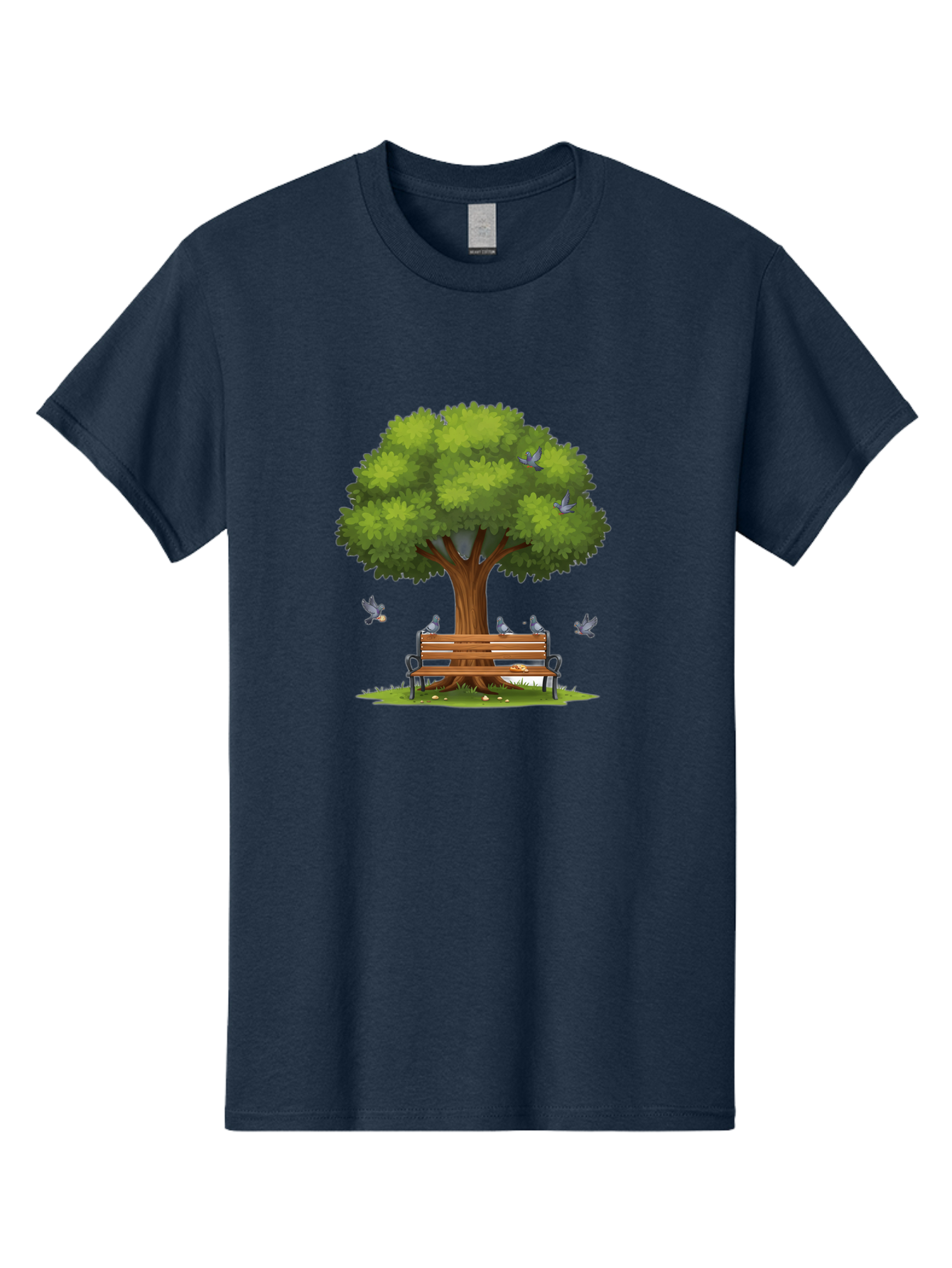 Tree-And-Bench Men'S Graphic Tee, 100% Cotton, Comfortable Casual Summer Wear, Machine Washable, Vintage Camera, Old Camera, Antique Camera, Black Camera, Classic Photography, Photography Equipment, Nostalgic Device, Film Camera, Camera Art Baj826