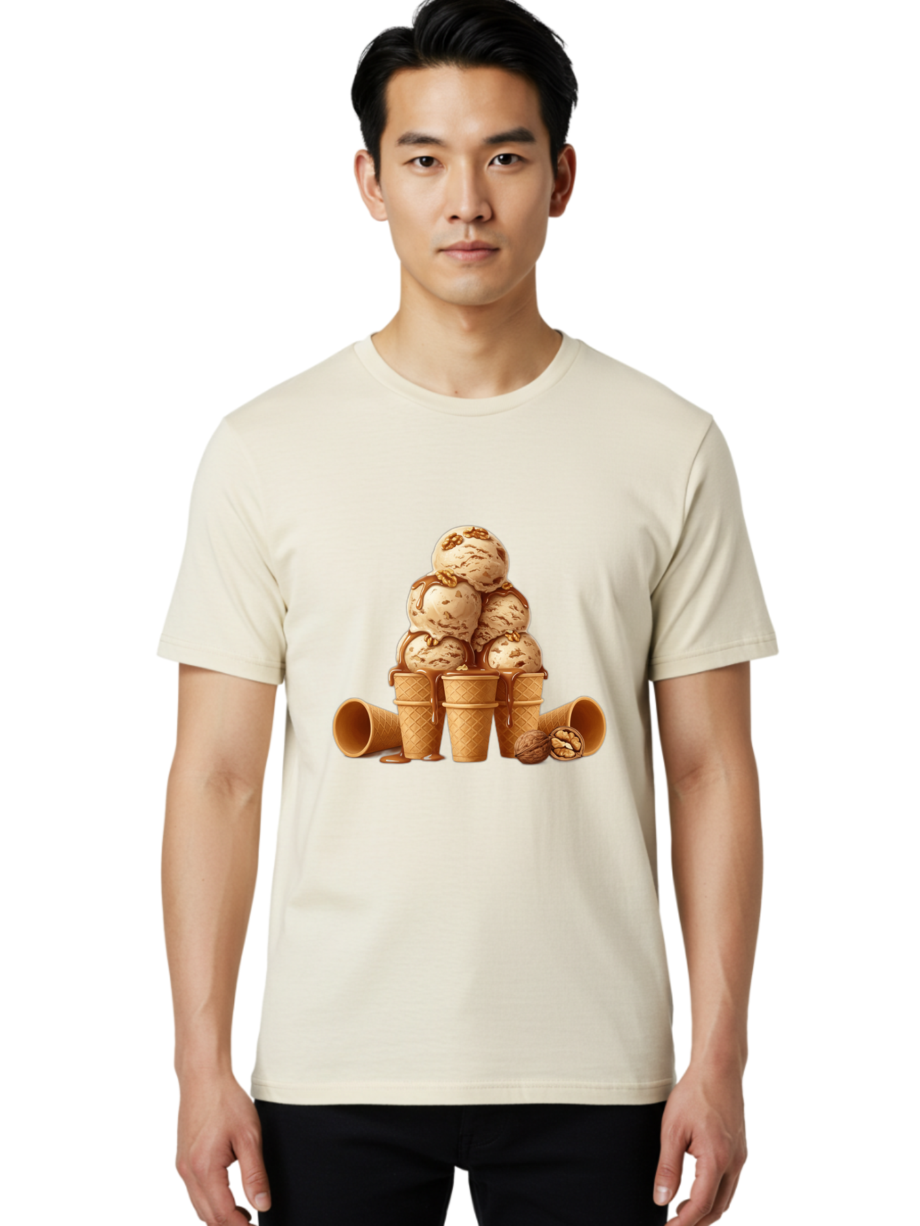 Turtle-Ice-Cream-Cones Men'S Graphic Tee, 100% Cotton, Comfortable Casual Summer Wear, Machine Washable, Vintage Camera, Old Camera, Antique Camera, Black Camera, Classic Photography, Photography Equipment, Nostalgic Device, Film Camera, Baj828