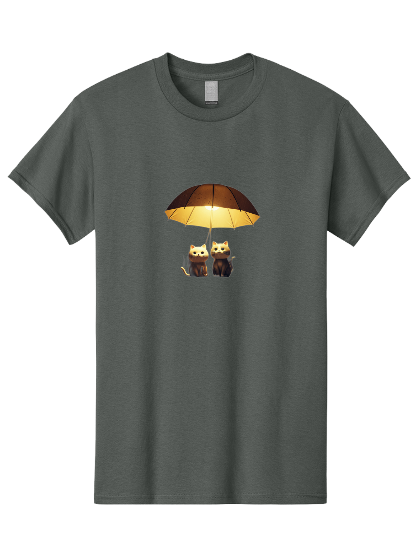 Two-Cats-Under-Umbrella Men'S Graphic Tee, 100% Cotton, Comfortable Casual Summer Wear, Machine Washable, Vintage Camera, Old Camera, Antique Camera, Black Camera, Classic Photography, Photography Equipment, Nostalgic Device, Film Camera, Baj832