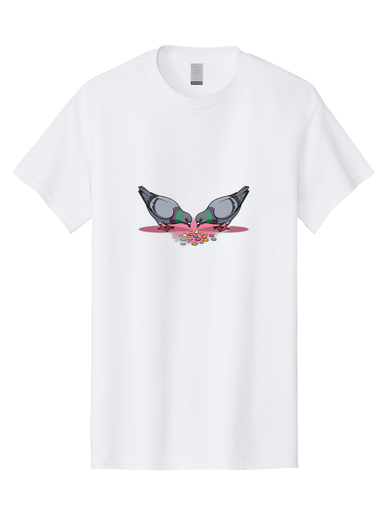Two-Pigeons-Sharing-Food Men'S Graphic Tee, 100% Cotton, Comfortable Casual Summer Wear, Machine Washable, Vintage Camera, Old Camera, Antique Camera, Black Camera, Classic Photography, Photography Equipment, Nostalgic Device, Film Camera, Baj834