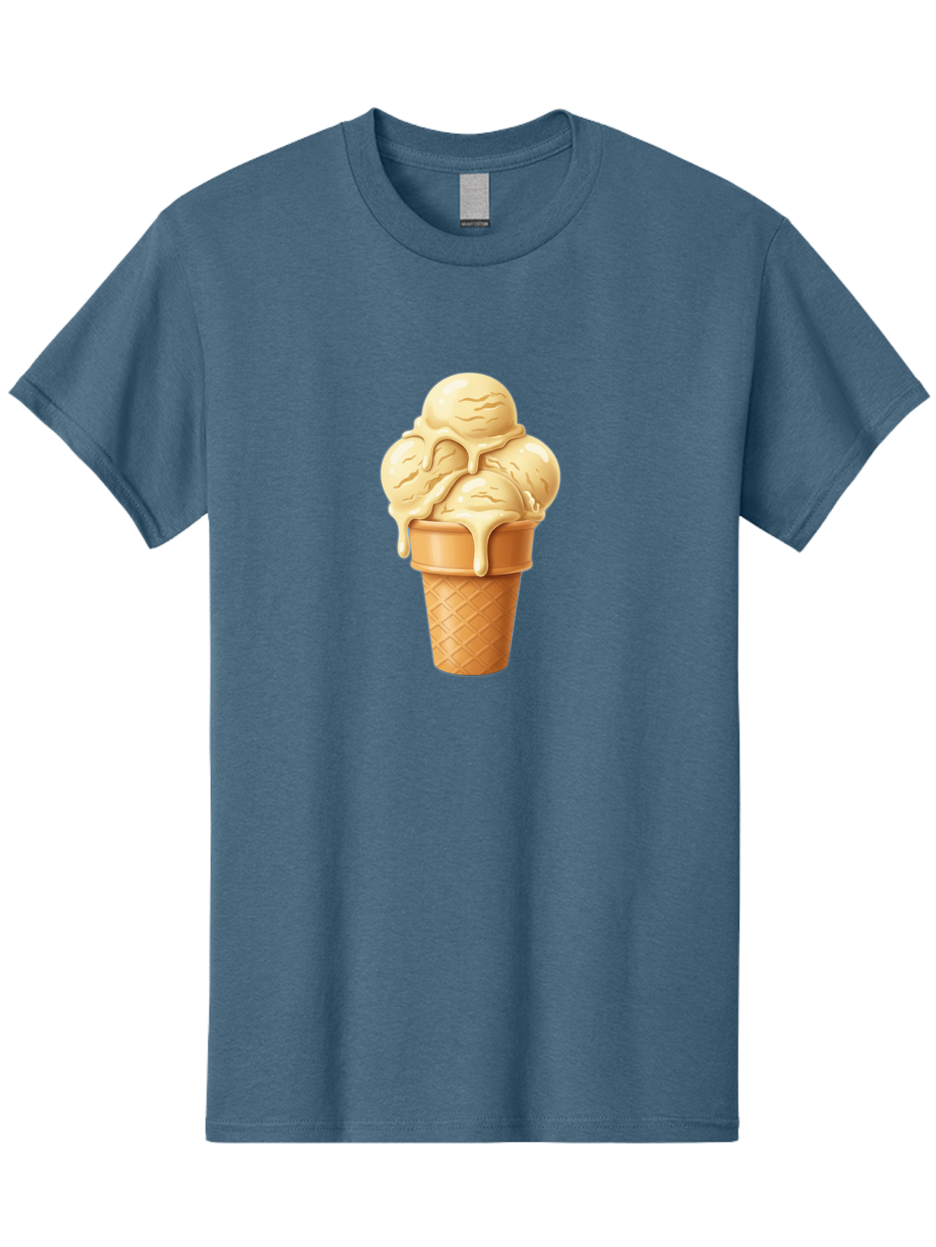 Vanilla-Ice-Cream Men'S Graphic Tee, 100% Cotton, Comfortable Casual Summer Wear, Machine Washable, Vintage Camera, Old Camera, Antique Camera, Black Camera, Classic Photography, Photography Equipment, Nostalgic Device, Film Camera, Camera Art Baj836