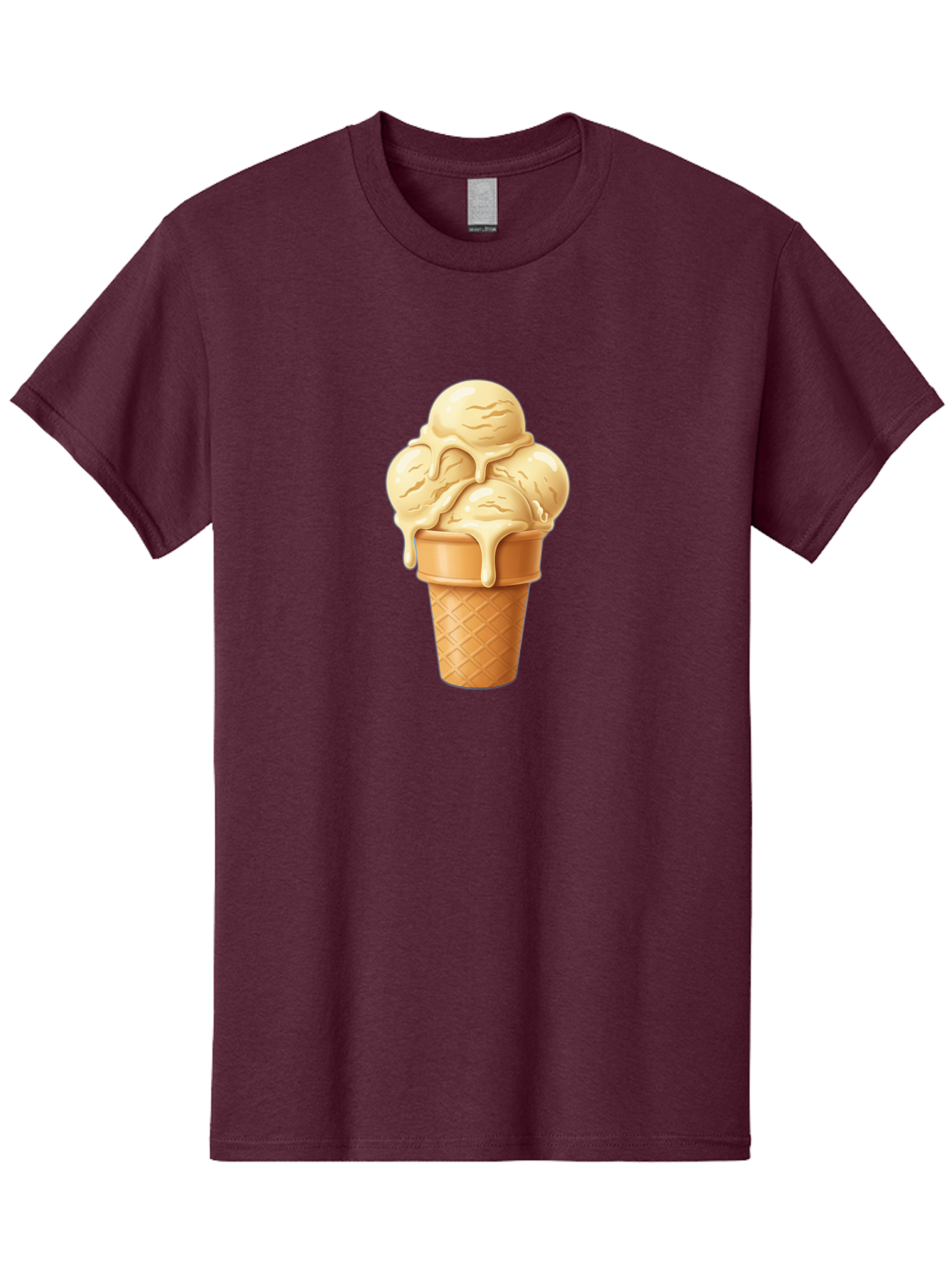 Vanilla-Ice-Cream Men'S Graphic Tee, 100% Cotton, Comfortable Casual Summer Wear, Machine Washable, Vintage Camera, Old Camera, Antique Camera, Black Camera, Classic Photography, Photography Equipment, Nostalgic Device, Film Camera, Camera Art Baj836