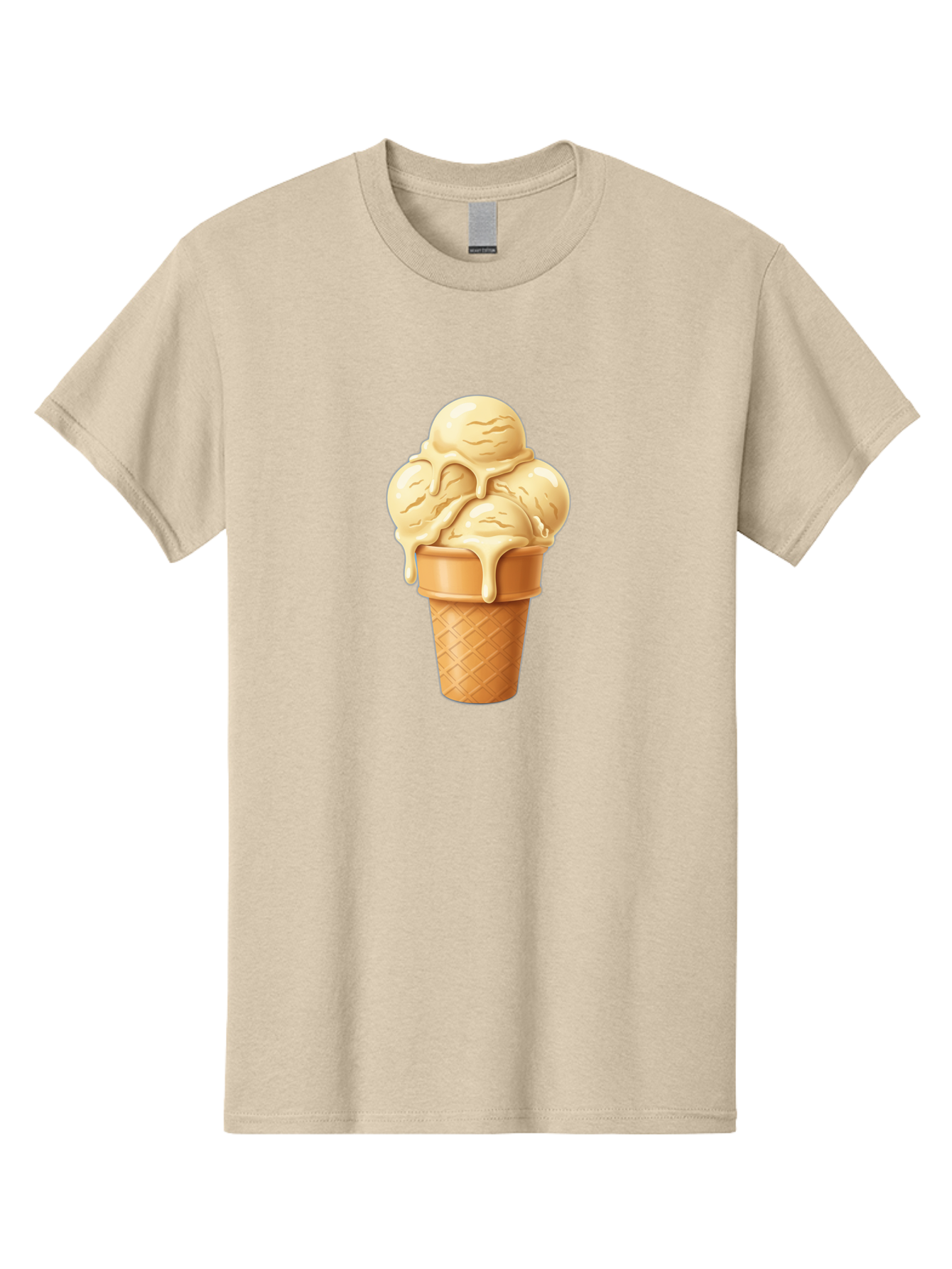 Vanilla-Ice-Cream Men'S Graphic Tee, 100% Cotton, Comfortable Casual Summer Wear, Machine Washable, Vintage Camera, Old Camera, Antique Camera, Black Camera, Classic Photography, Photography Equipment, Nostalgic Device, Film Camera, Camera Art Baj836